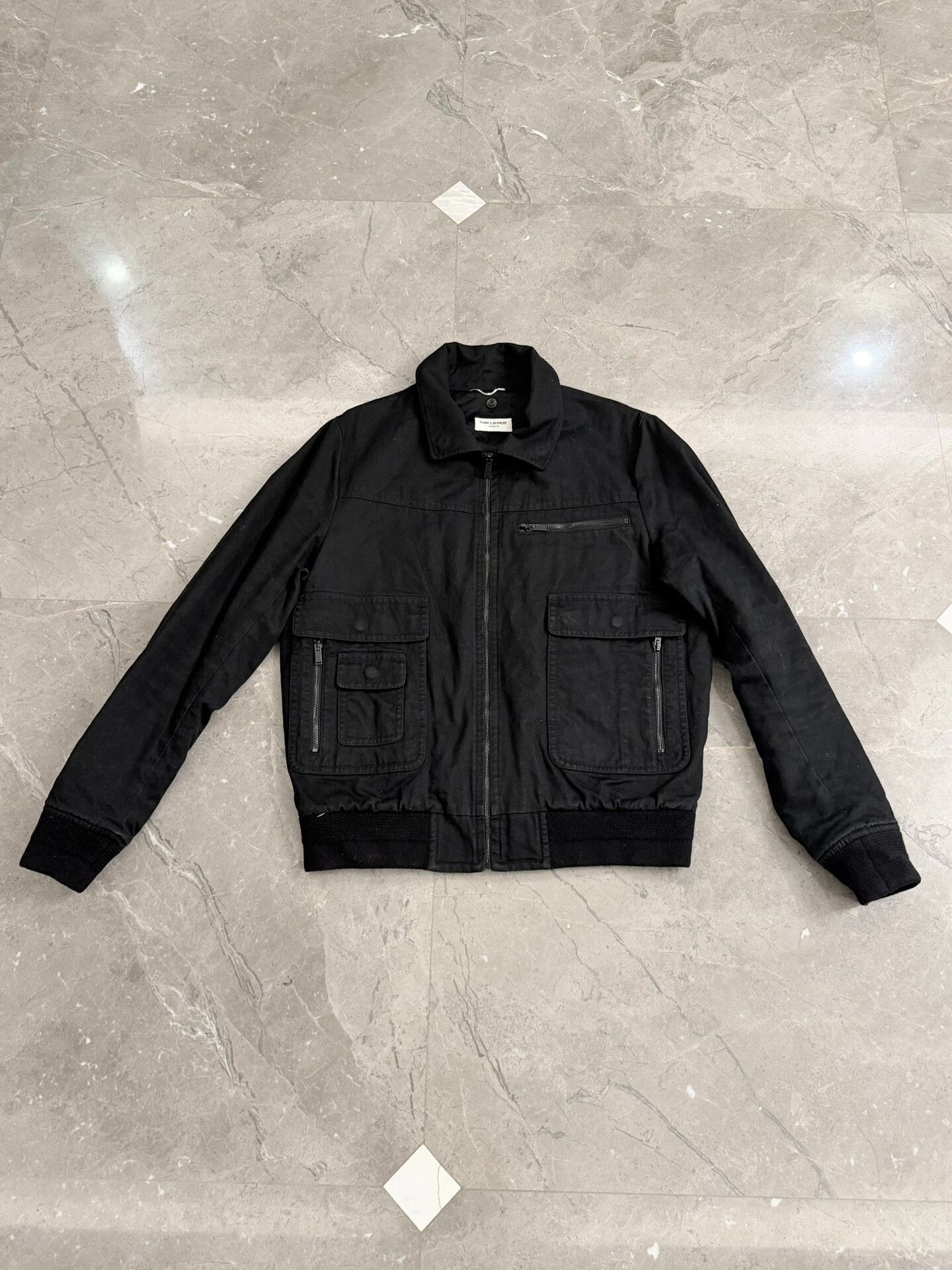 Saint Laurent Paris Saint Laurent Heavy Wool Collar Jacket Size US L / EU 52-54 / 3 - 3 Thumbnail