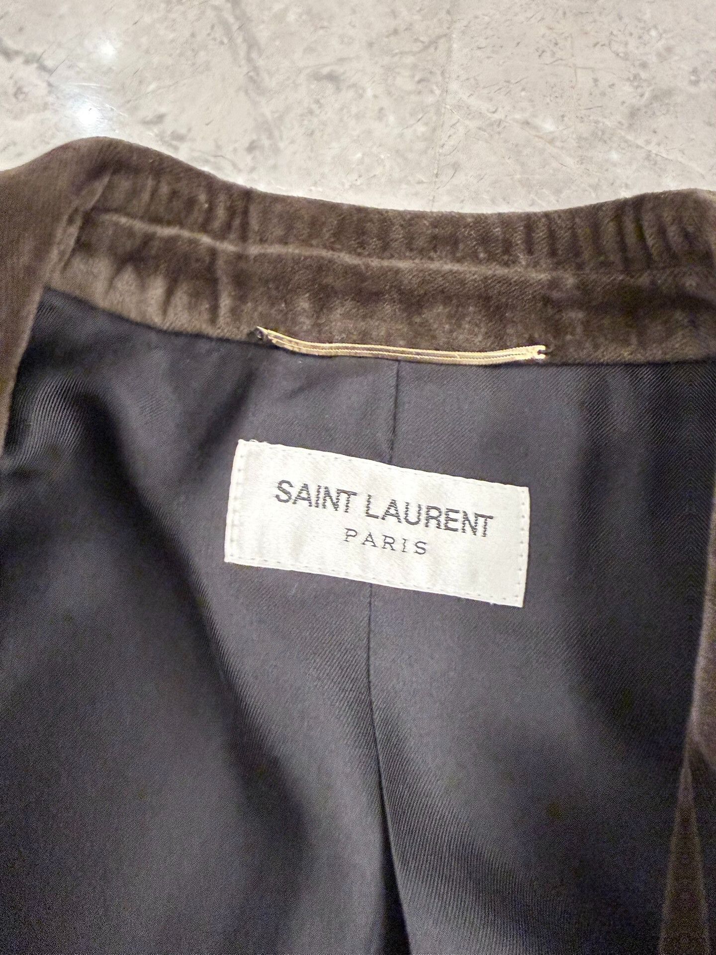 Yves Saint Laurent Saint Laurent Velvet Smoking Jacket Size US S / EU 44-46 / 1 - 4 Thumbnail
