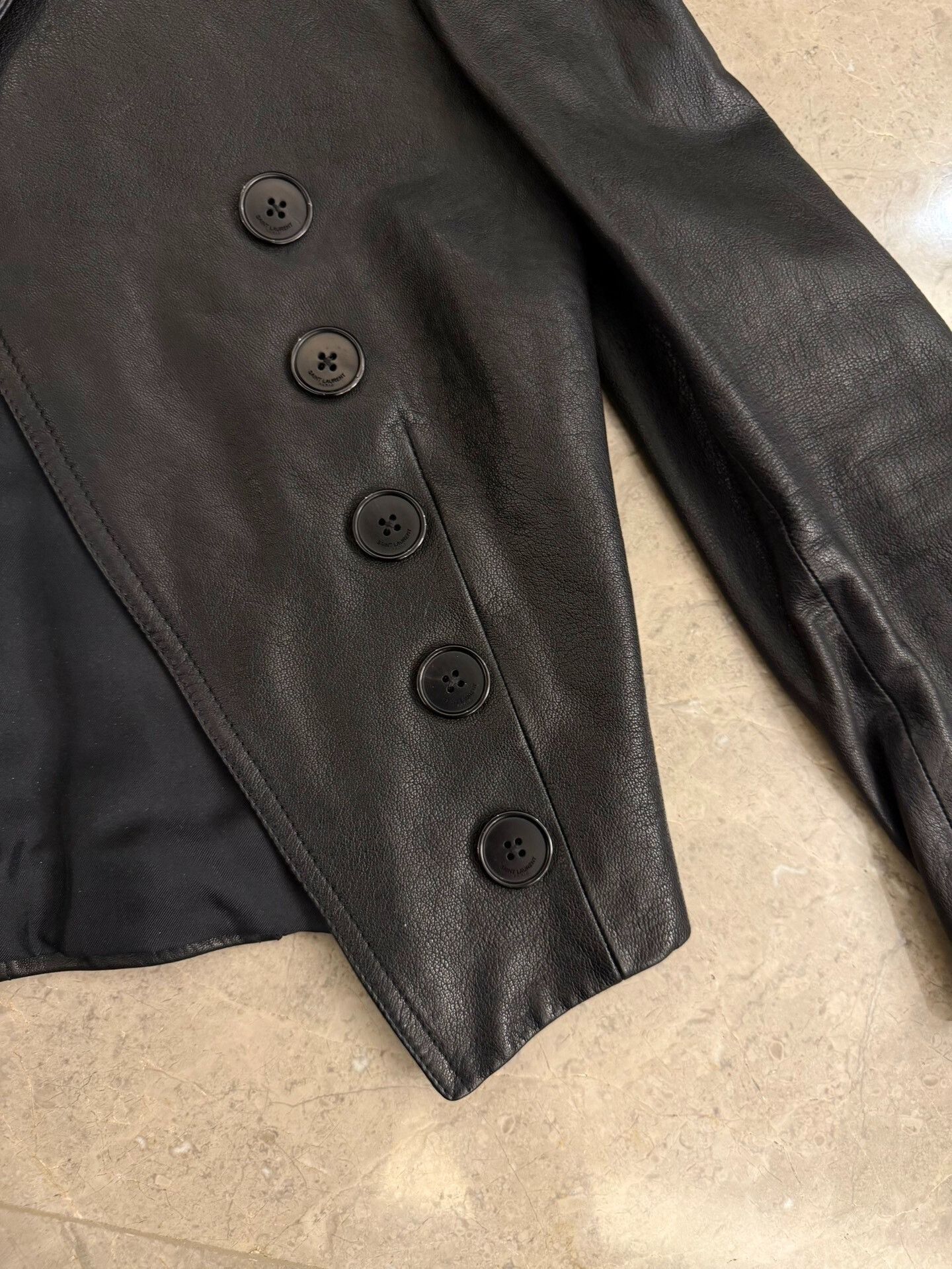 Saint Laurent Paris Saint Laurent Lambskin Leather Jacket Size US S / EU 44-46 / 1 - 8 Thumbnail