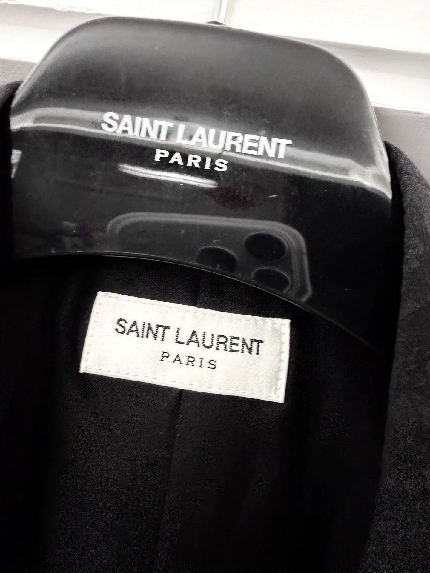 Saint Laurent Paris Saint Laurent Black Floral Pattern Blazer Size US S / EU 44-46 / 1 - 9 Thumbnail