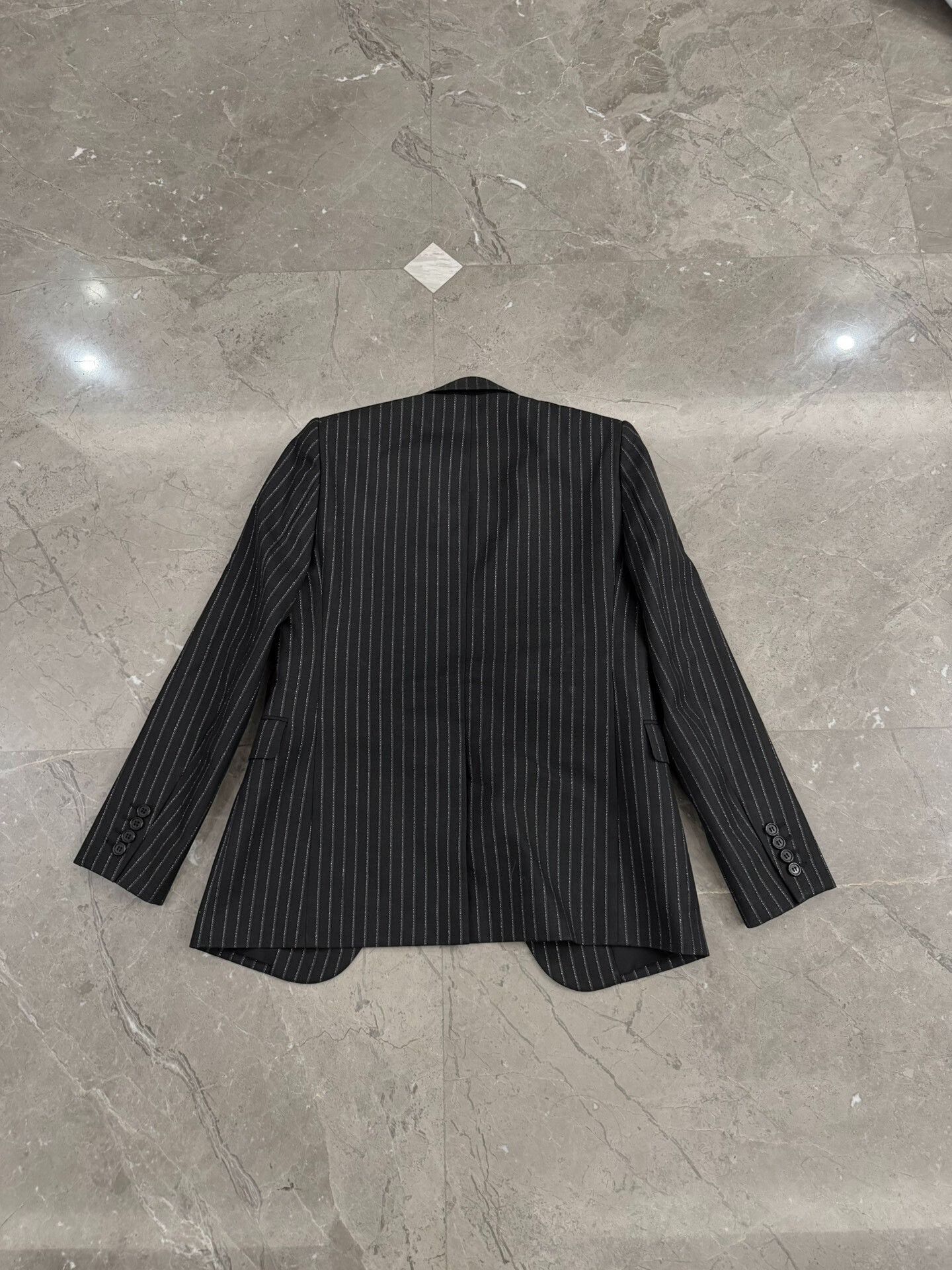 Saint Laurent Paris Saint Laurent Classic Silver Stripe Suit Size US S / EU 44-46 / 1 - 7 Thumbnail