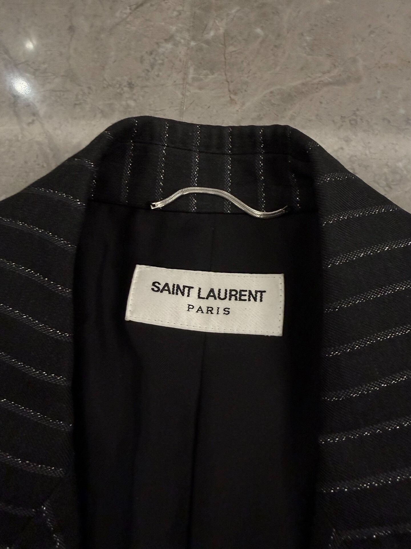 Saint Laurent Paris Saint Laurent Classic Silver Stripe Suit Size US S / EU 44-46 / 1 - 4 Thumbnail