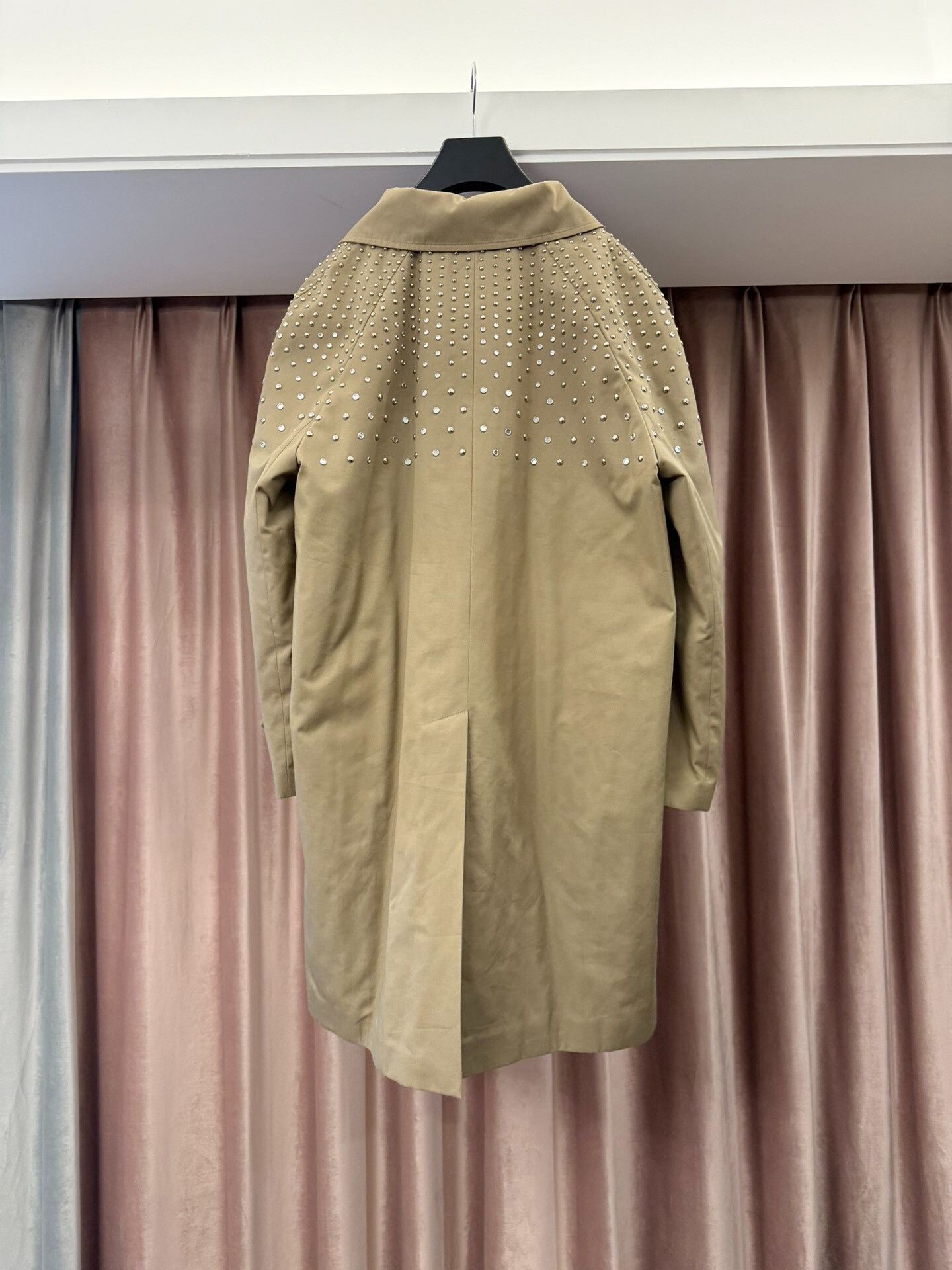 Celine Celine Hedi Slimane Studded Trench Coat Size L / US 10 / IT 46 - 4 Thumbnail