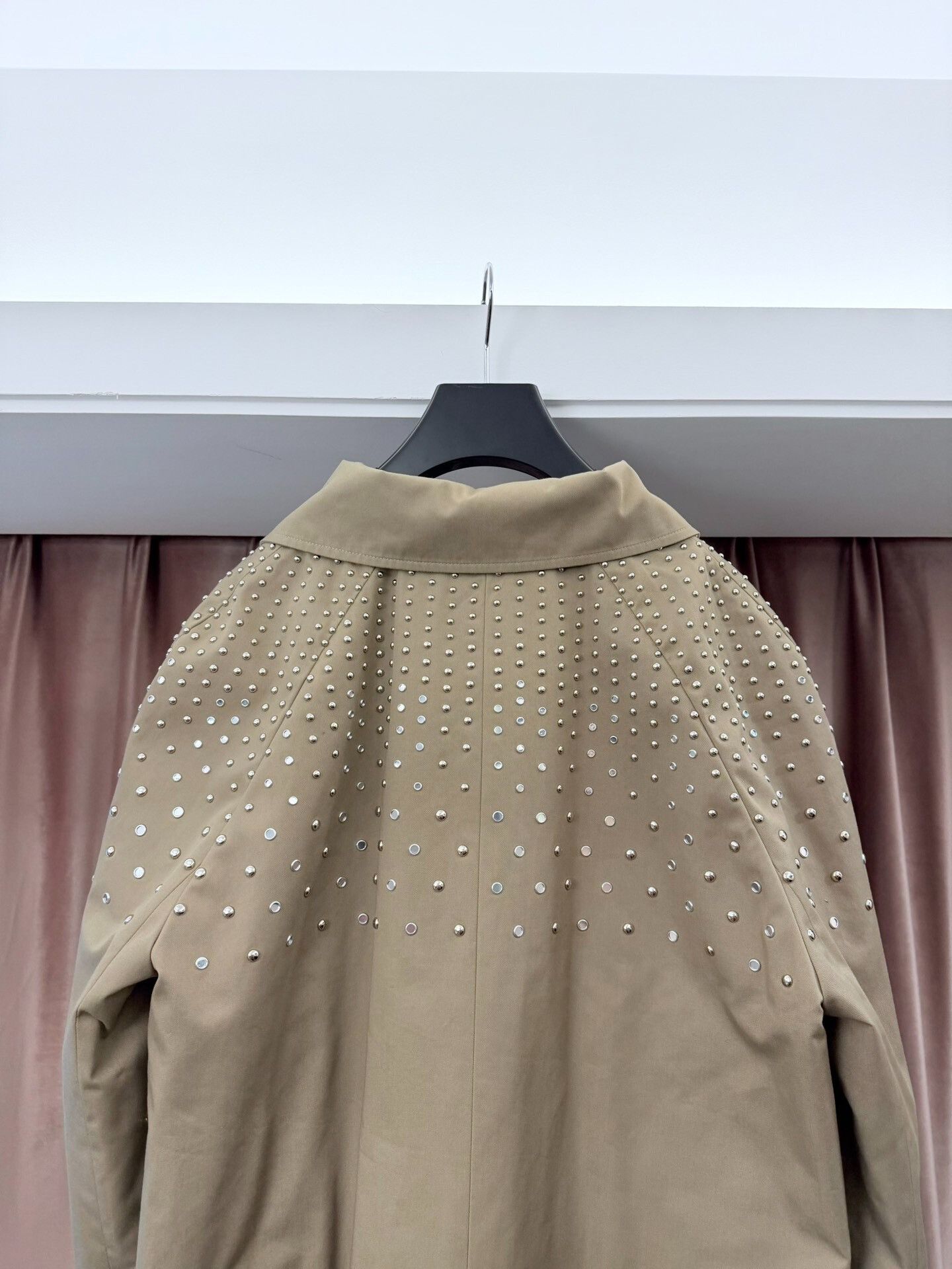 Celine Celine Hedi Slimane Studded Trench Coat Size L / US 10 / IT 46 - 5 Thumbnail