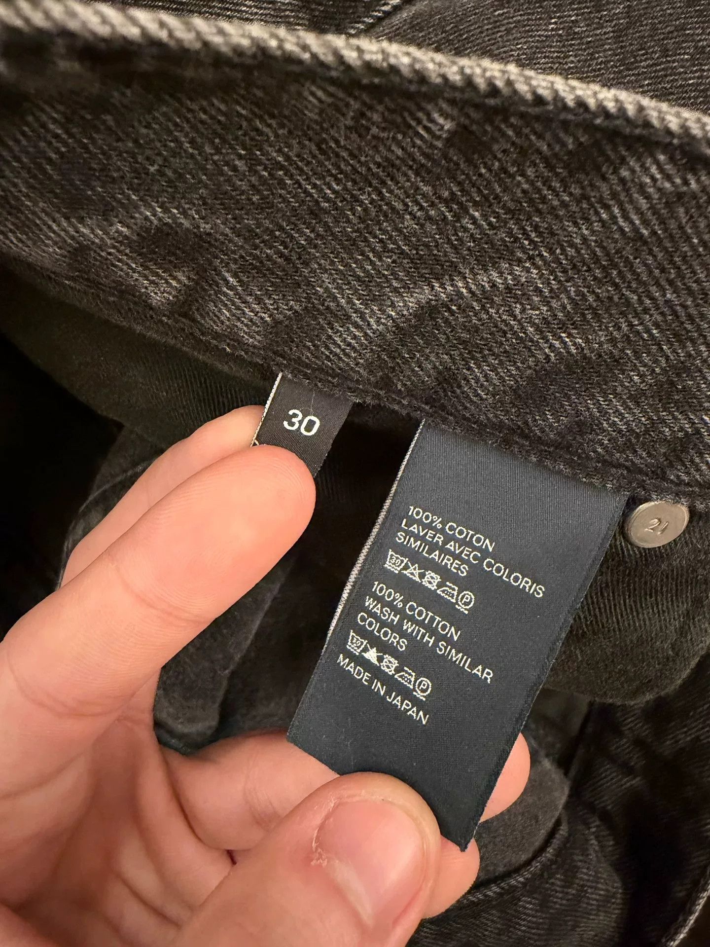 Celine Celine Hedi Slimane Gray Distressed Jeans Size US 30 / EU 46 - 7 Thumbnail