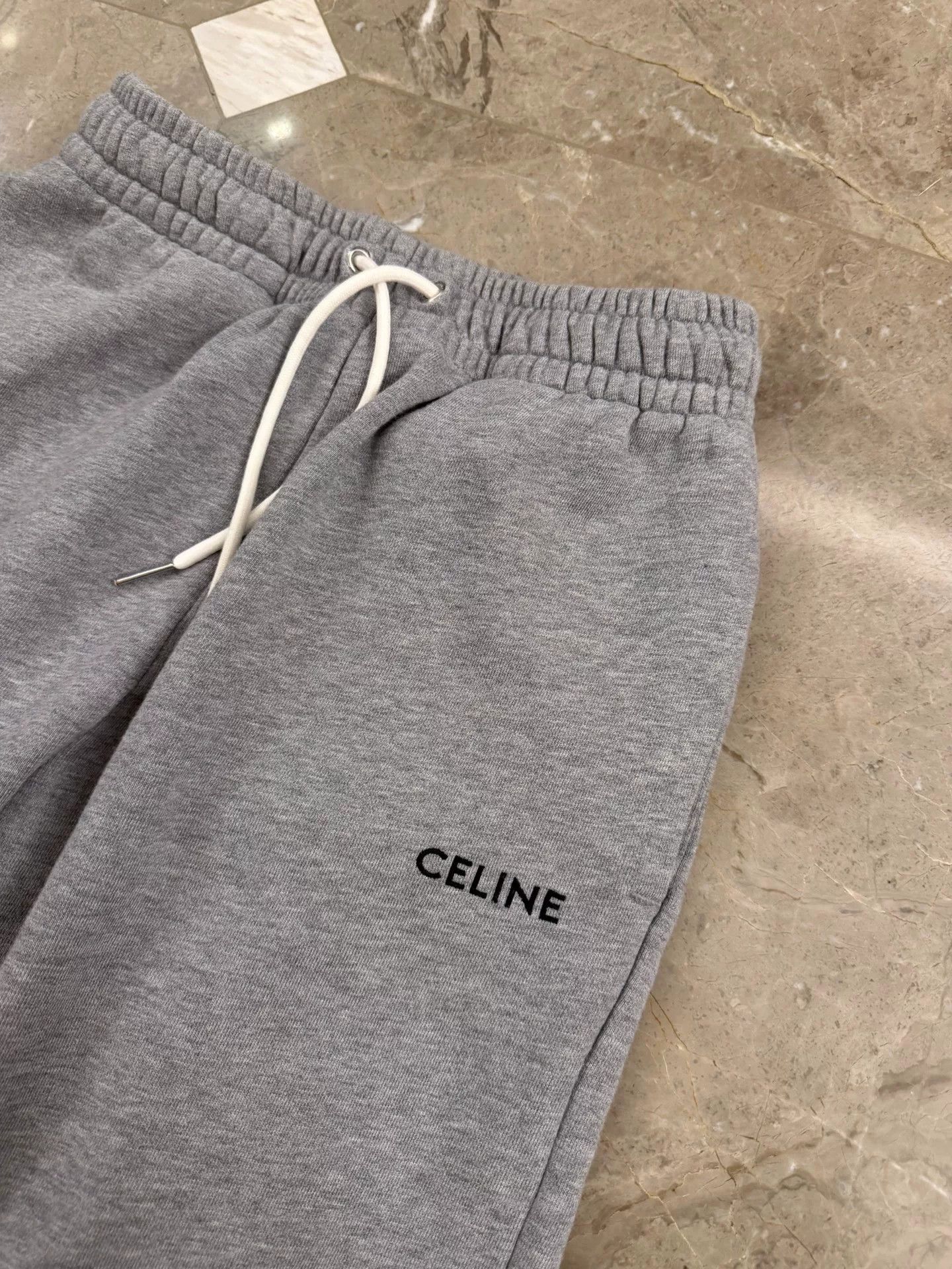 Celine Celine Gray Drawstring Sweatpants for Women Size 22" - 2 Thumbnail