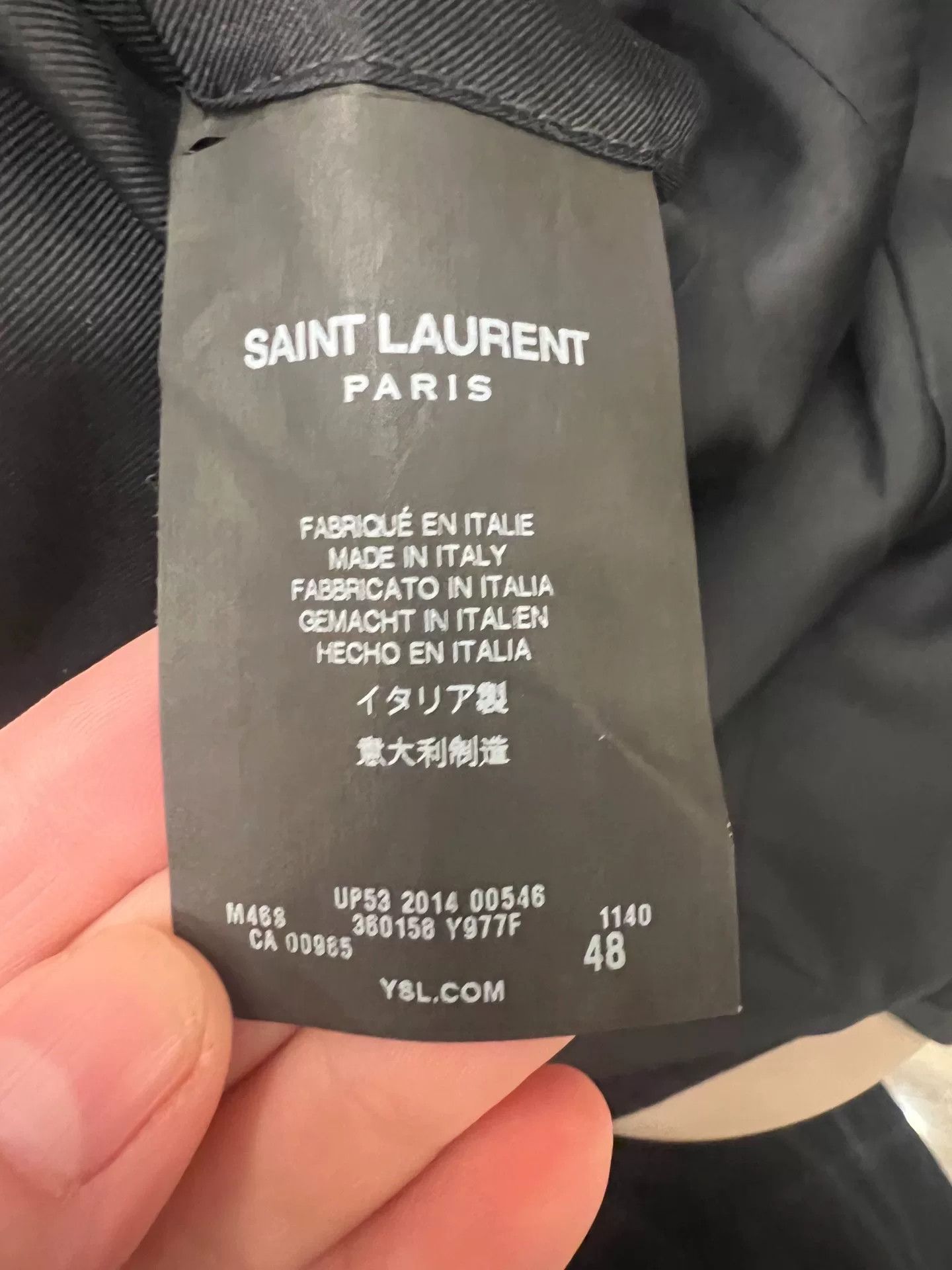 Saint Laurent Paris Saint Laurent Gray Wool Cashmere Coat Size US M / EU 48-50 / 2 - 4 Thumbnail