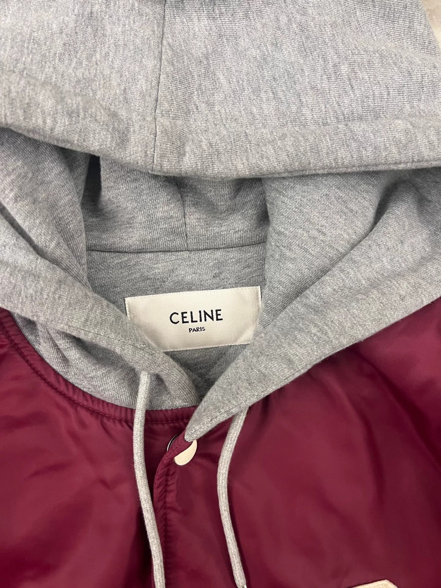 Celine Celine Logo Bomber Jacket by Hedi Slimane Size US M / EU 48-50 / 2 - 2 Thumbnail