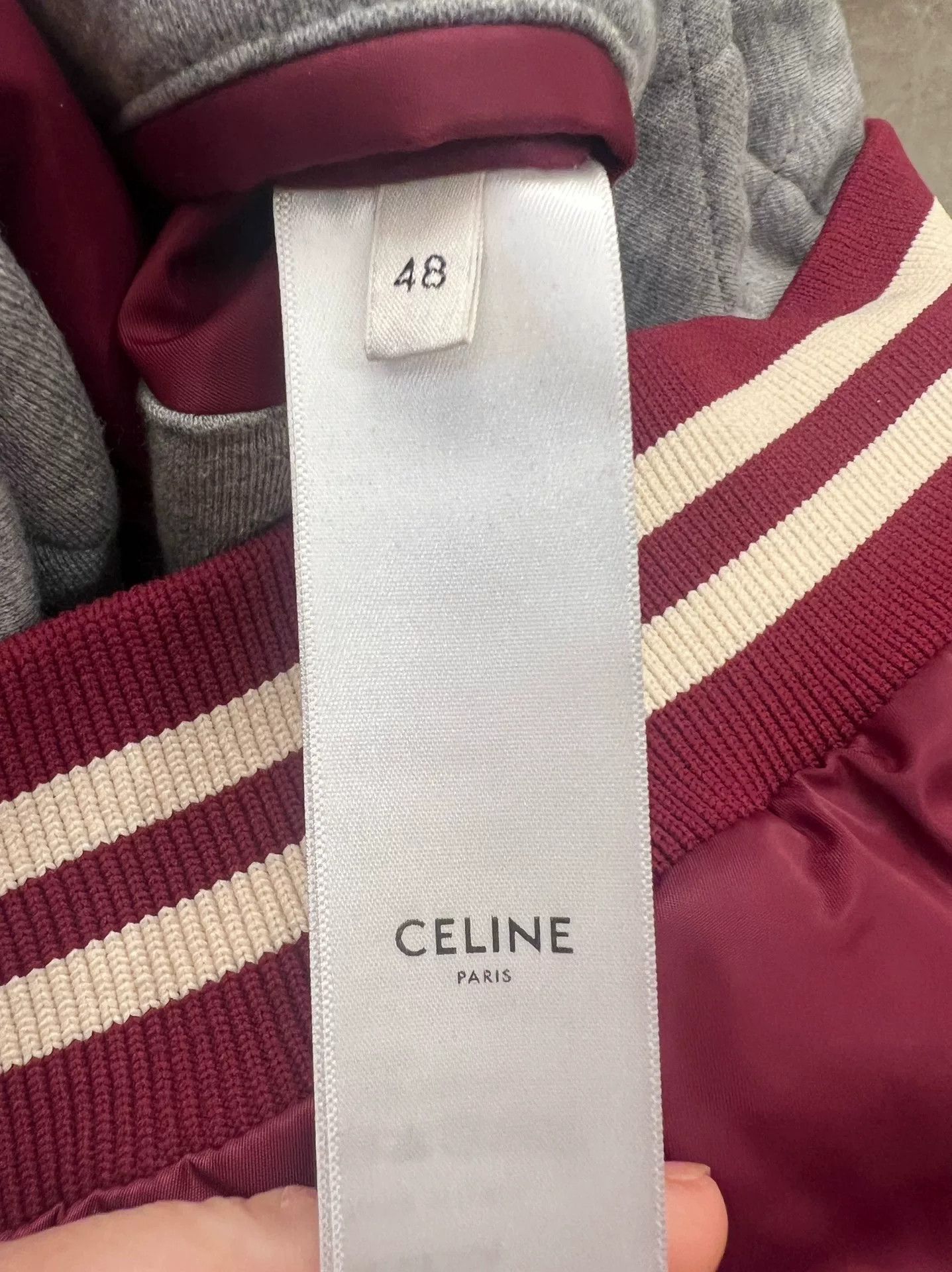 Celine Celine Logo Bomber Jacket by Hedi Slimane Size US M / EU 48-50 / 2 - 5 Thumbnail