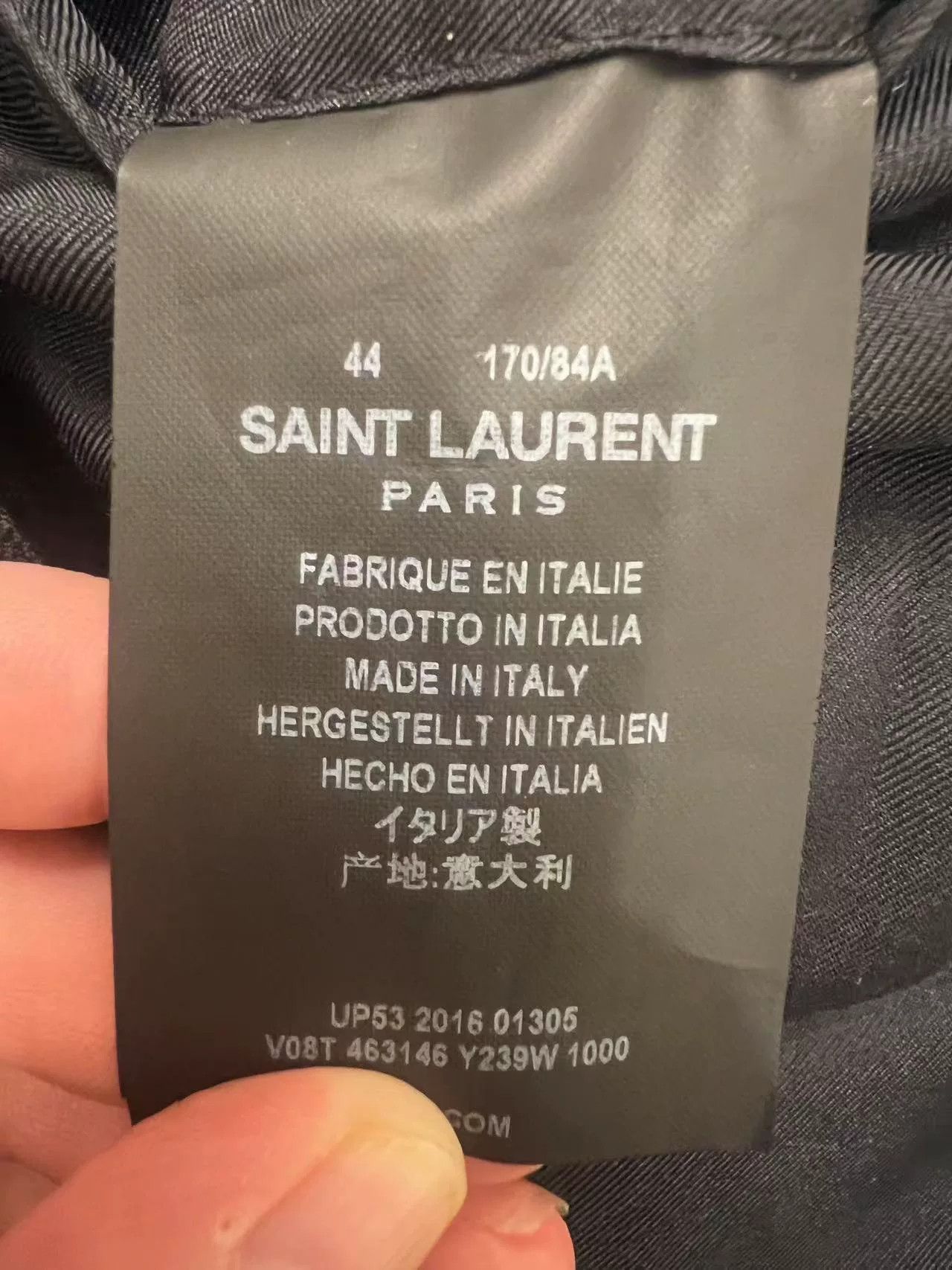 Yves Saint Laurent Saint Laurent Double-Breasted Black Blazer Size US S / EU 44-46 / 1 - 3 Thumbnail