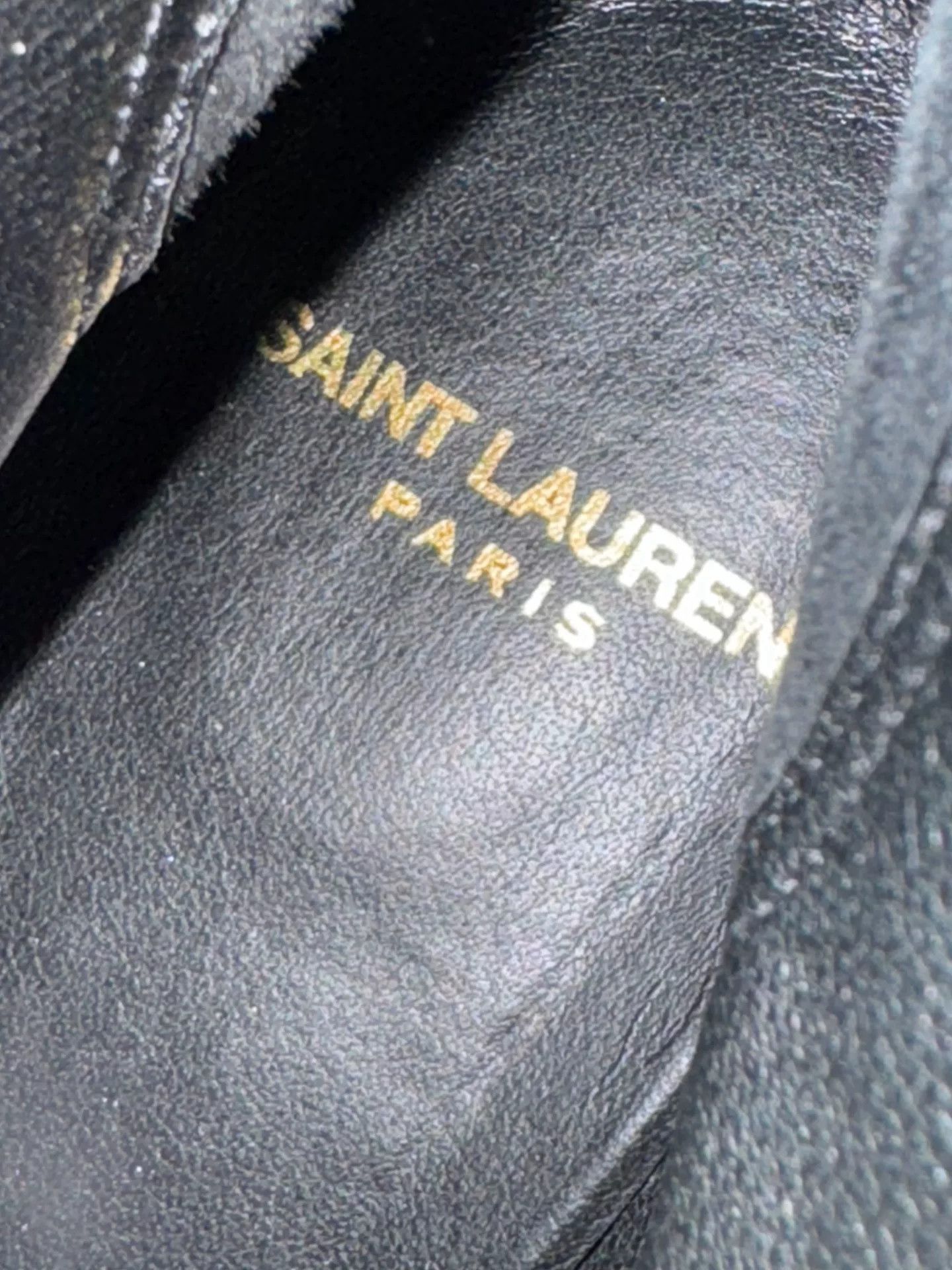 Yves Saint Laurent Saint Laurent Burgundy Patent Leather Ankle Boots Size US 11 / IT 41 - 7 Thumbnail