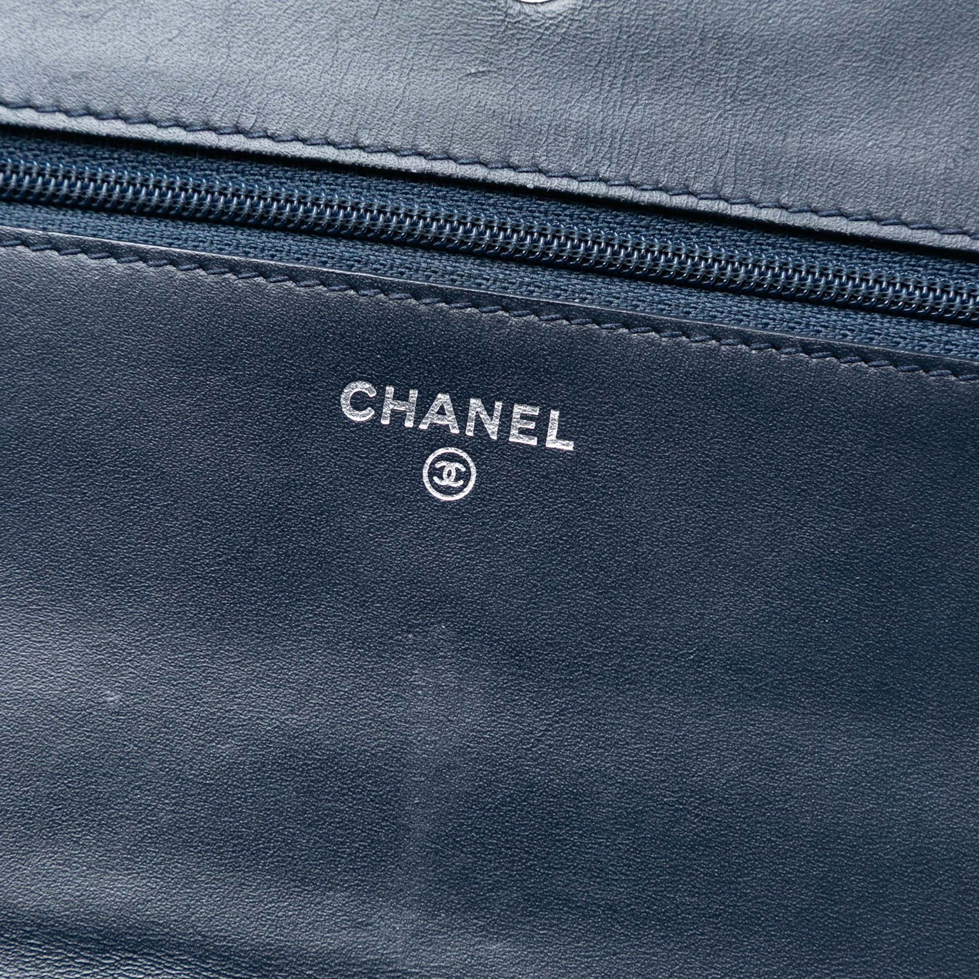 Chanel Chanel CC Patent Whipstitch Wallet On Chain Size ONE SIZE - 6 Thumbnail