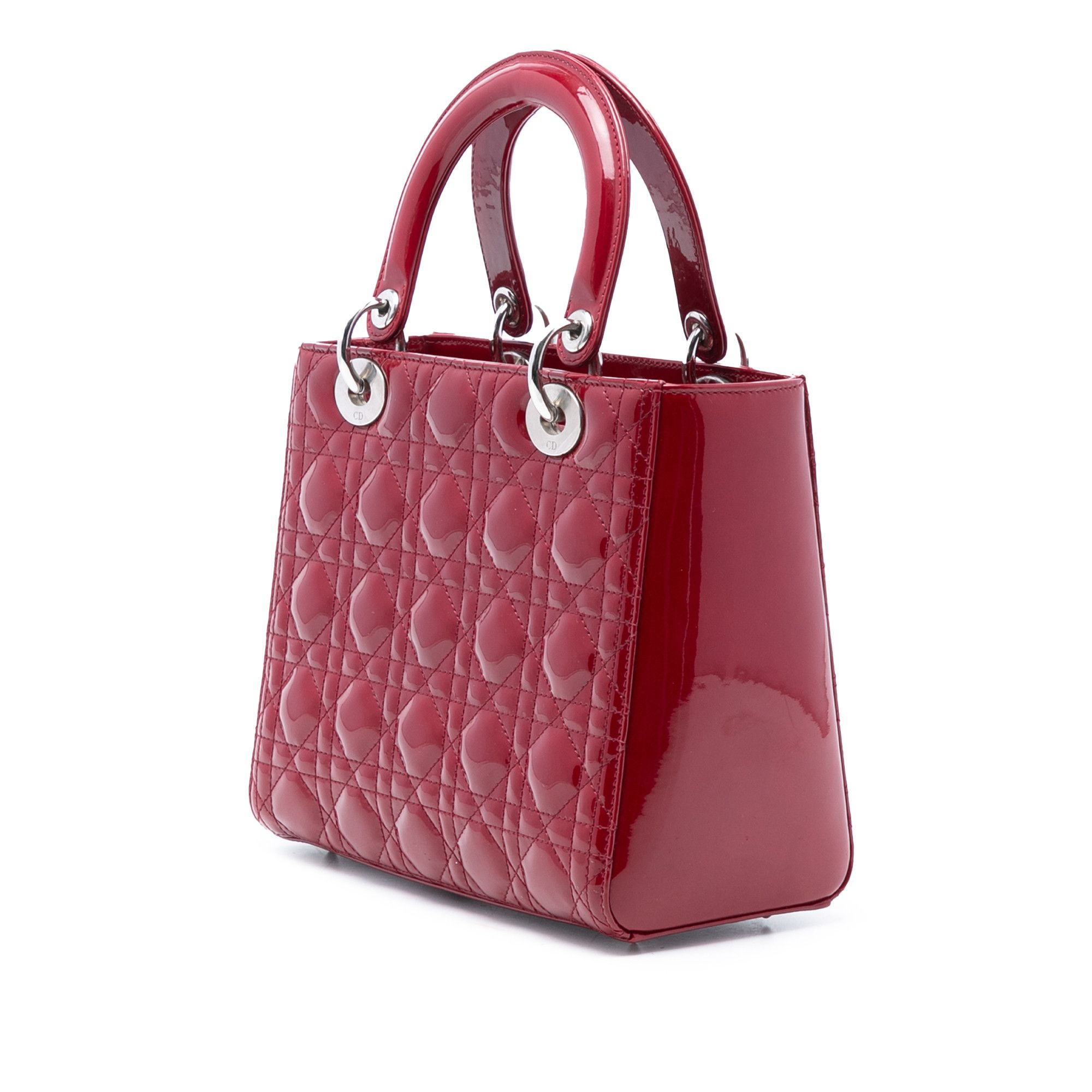 Dior Dior Medium Patent Cannage Lady Dior Size ONE SIZE - 2 Thumbnail