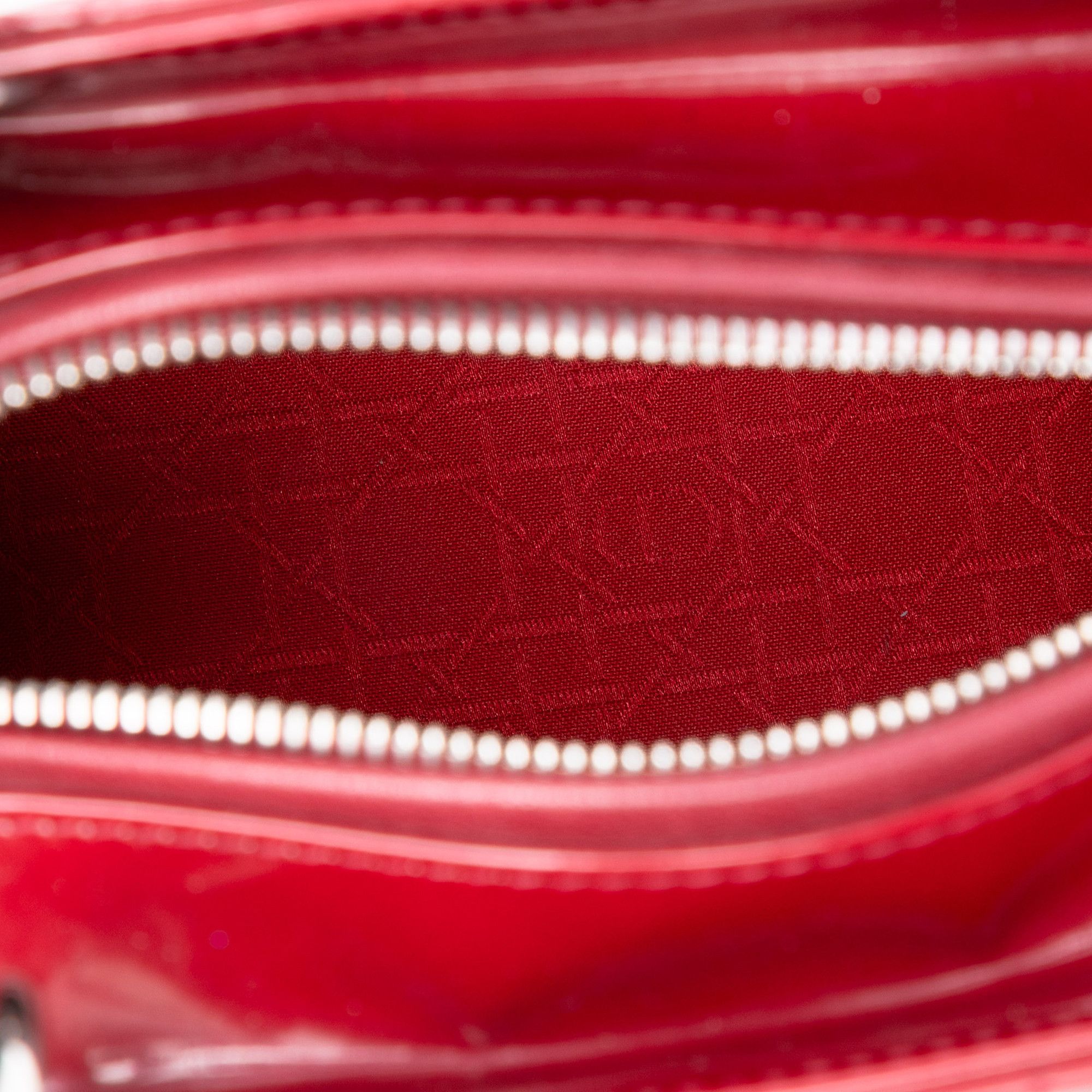 Dior Dior Medium Patent Cannage Lady Dior Size ONE SIZE - 4 Thumbnail