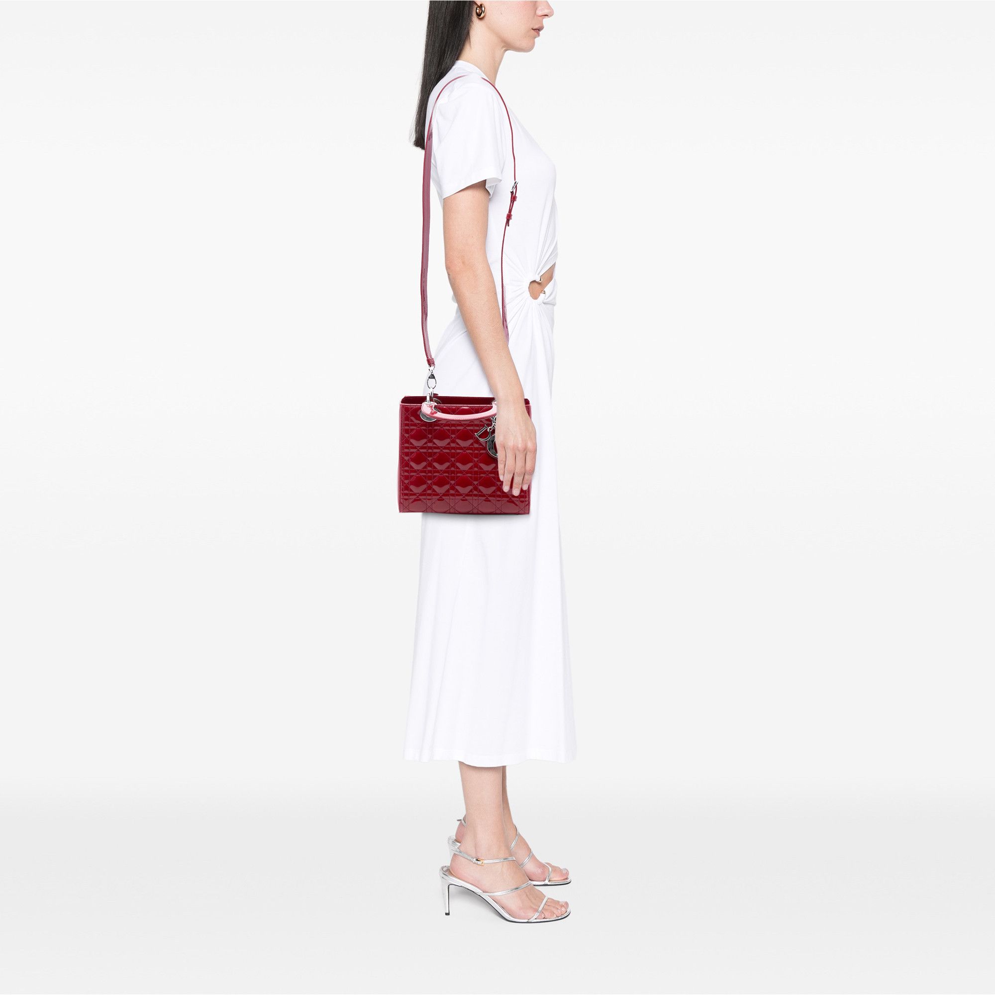 Dior Dior Medium Patent Cannage Lady Dior Size ONE SIZE - 7 Thumbnail