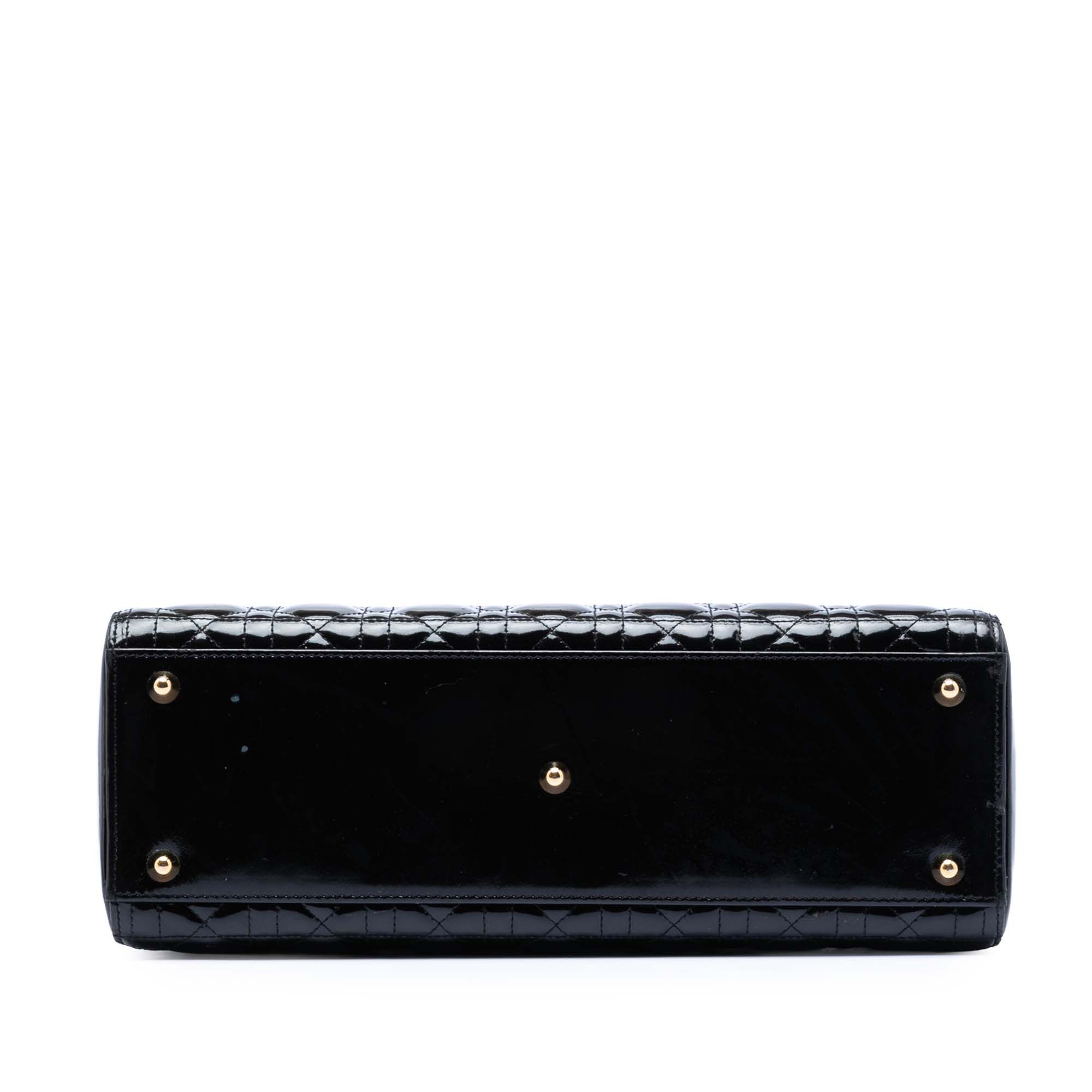 Dior Dior Large Patent Cannage Lady Dior Size ONE SIZE - 3 Thumbnail