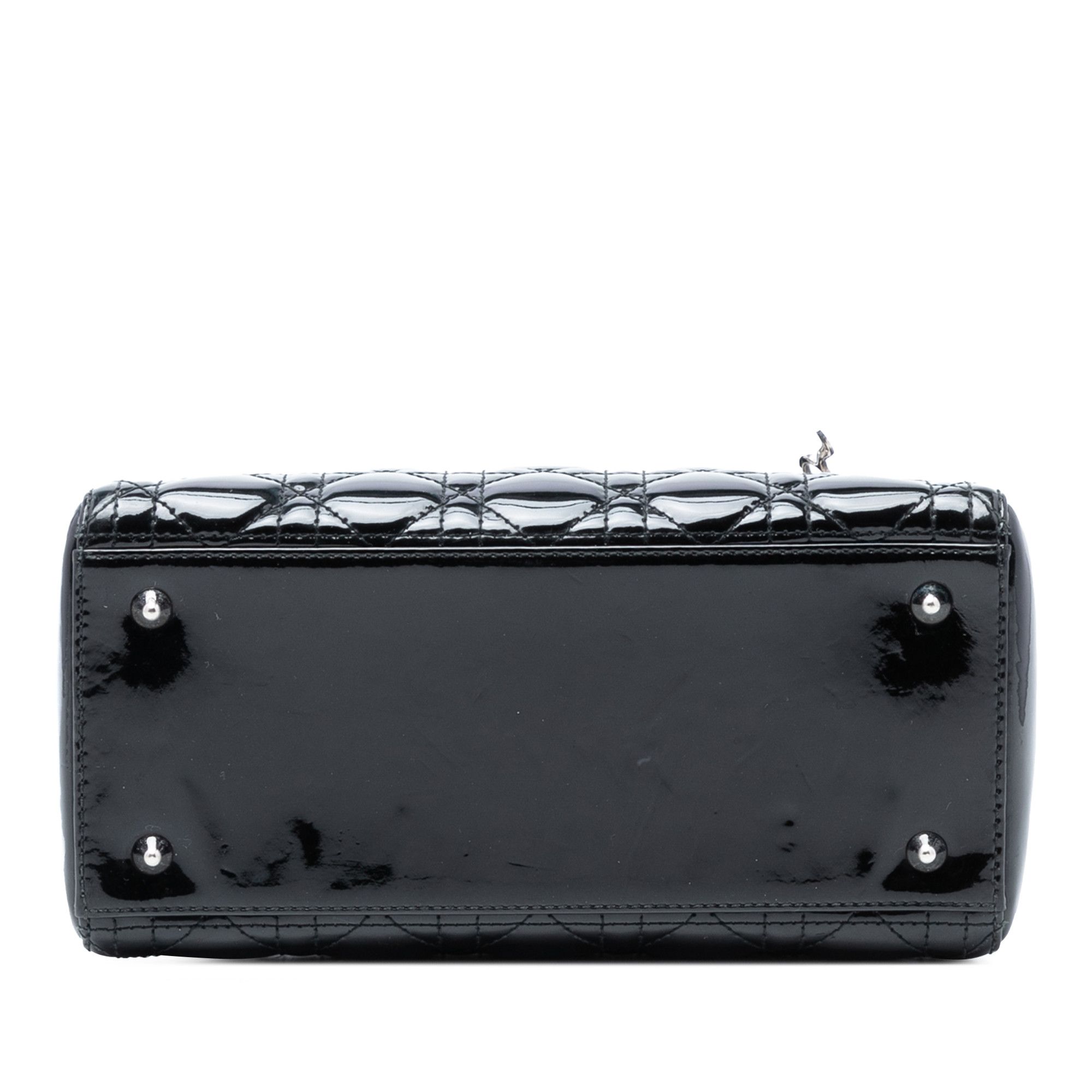 Dior Dior Medium Patent Cannage Lady Dior Size ONE SIZE - 3 Thumbnail