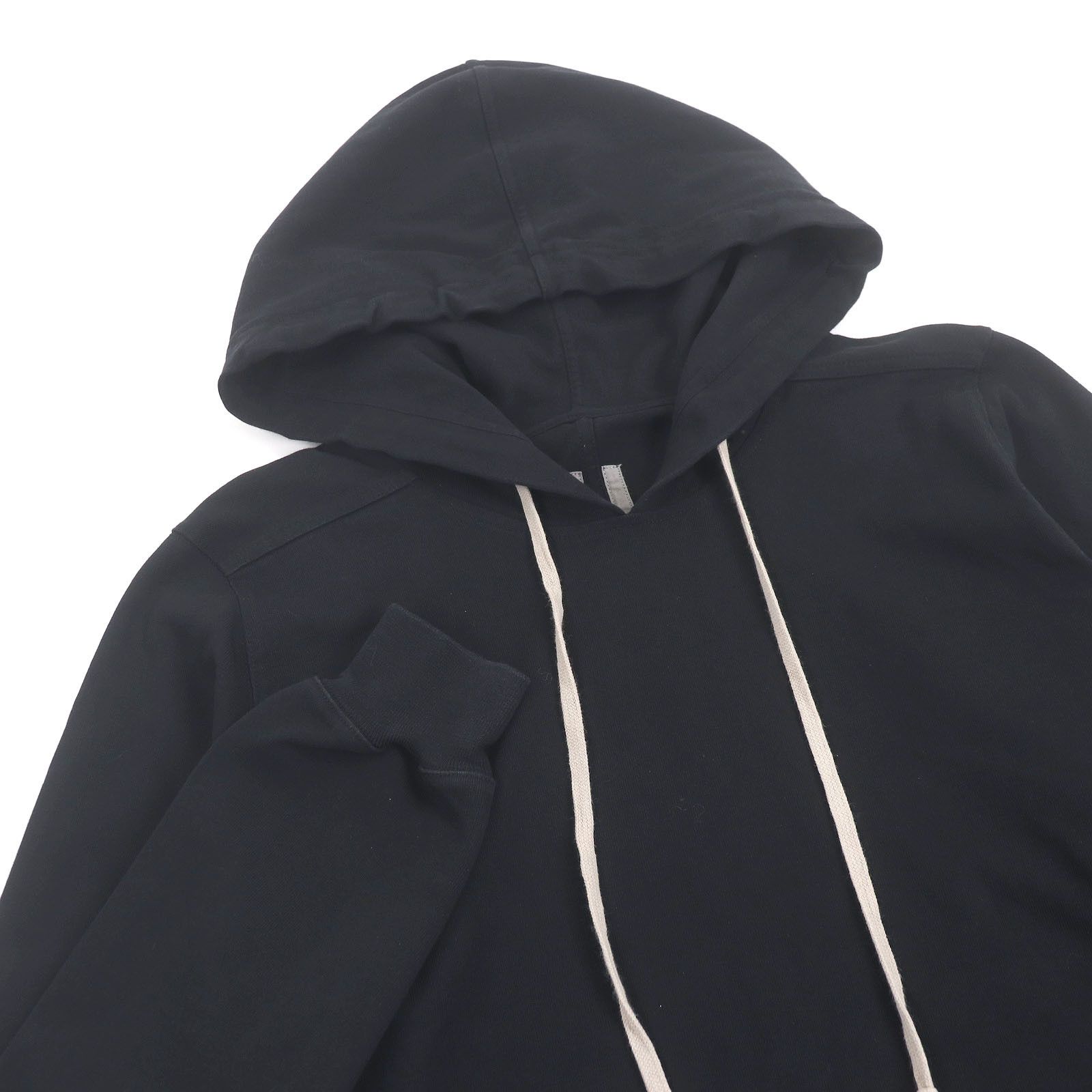 Rick Owens Rick Owens Rick Owens Long Pullover Hoodie Cotton Hoodie Textile Sweatshirts & Hoodies RU17F8285-BA DUTY FREE for USA Size ONE SIZE - 2 Thumbnail