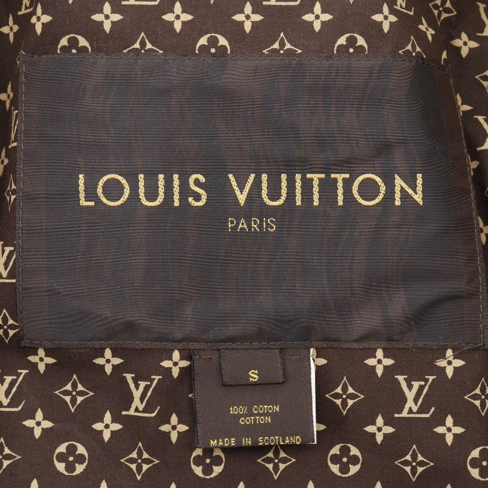 Louis Vuitton Louis Vuitton Louis Vuitton Monogram Cotton Trench Coat Textile Outerwear DUTY FREE for USA Size ONE SIZE - 12 Thumbnail