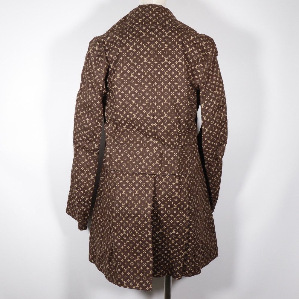 Louis Vuitton Louis Vuitton Louis Vuitton Monogram Cotton Trench Coat Textile Outerwear DUTY FREE for USA Size ONE SIZE - 3 Thumbnail