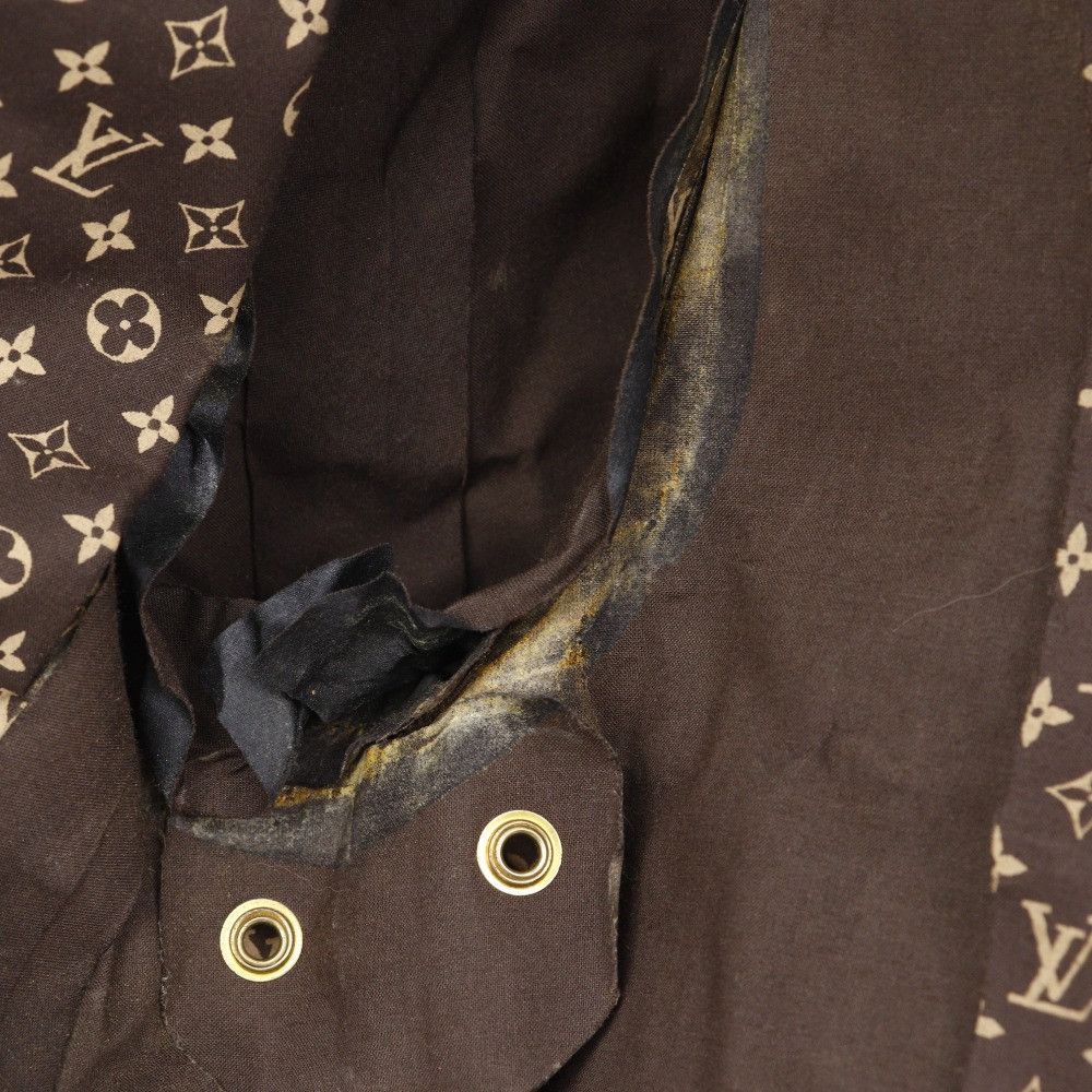 Louis Vuitton Louis Vuitton Louis Vuitton Monogram Cotton Trench Coat Textile Outerwear DUTY FREE for USA Size ONE SIZE - 6 Thumbnail