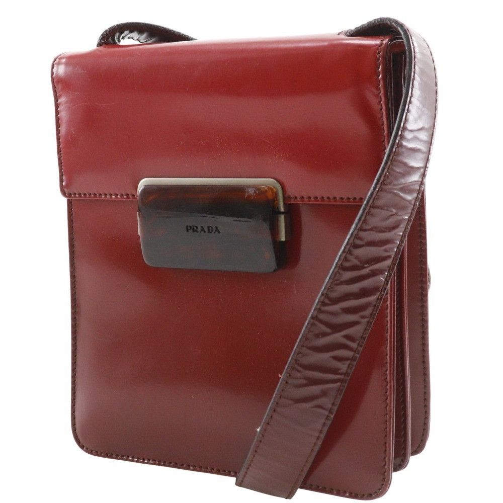 Prada Prada Prada Gradiation Patent Leather Shoulder Bag Plastic / Synthetic Shoulder Bag DUTY FREE for USA Size ONE SIZE - 2 Thumbnail