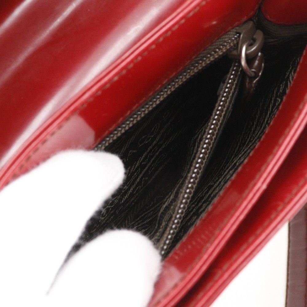 Prada Prada Prada Gradiation Patent Leather Shoulder Bag Plastic / Synthetic Shoulder Bag DUTY FREE for USA Size ONE SIZE - 7 Thumbnail