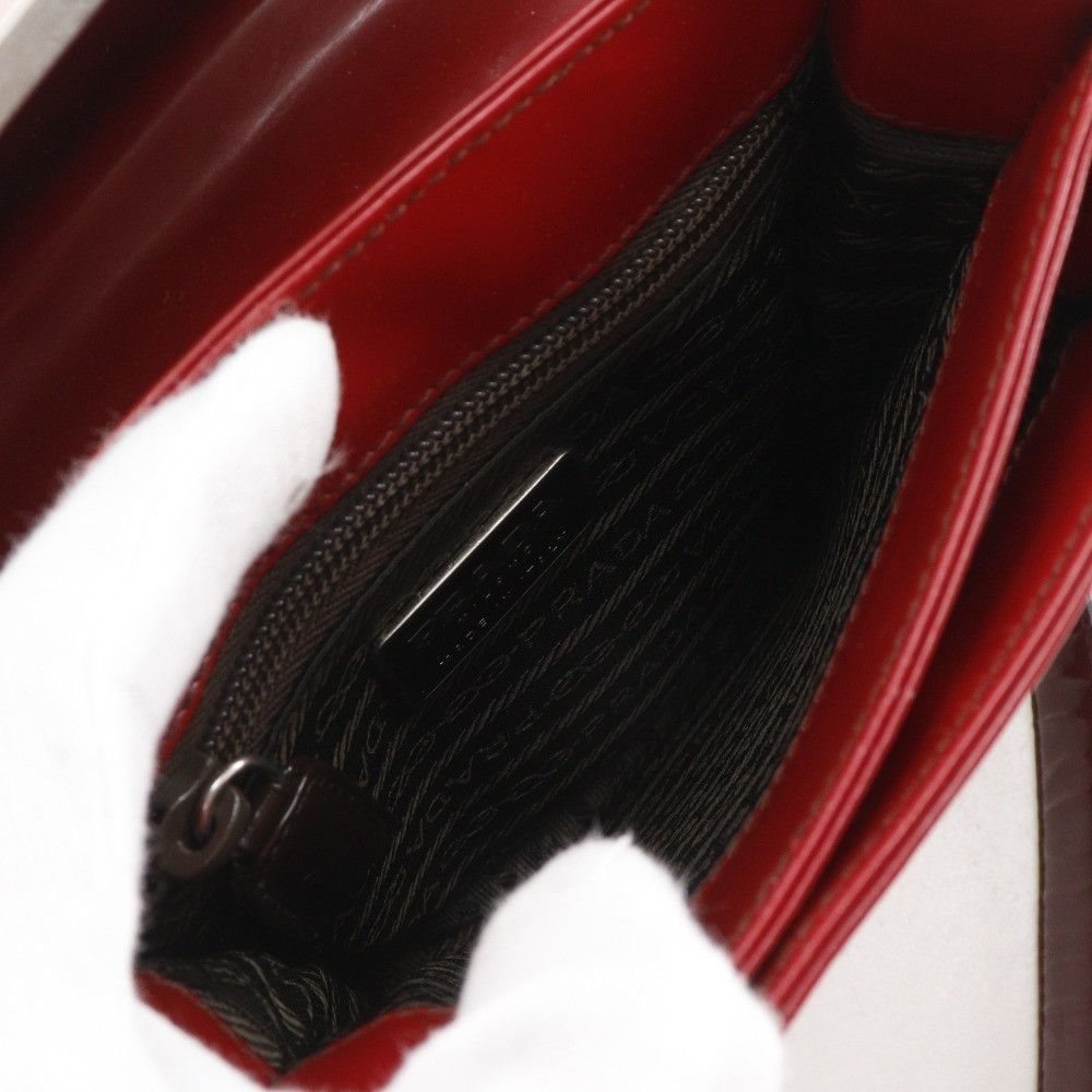 Prada Prada Prada Gradiation Patent Leather Shoulder Bag Plastic / Synthetic Shoulder Bag DUTY FREE for USA Size ONE SIZE - 5 Thumbnail