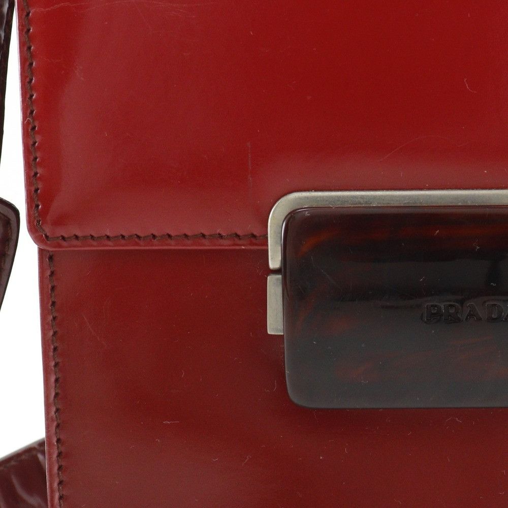 Prada Prada Prada Gradiation Patent Leather Shoulder Bag Plastic / Synthetic Shoulder Bag DUTY FREE for USA Size ONE SIZE - 9 Thumbnail