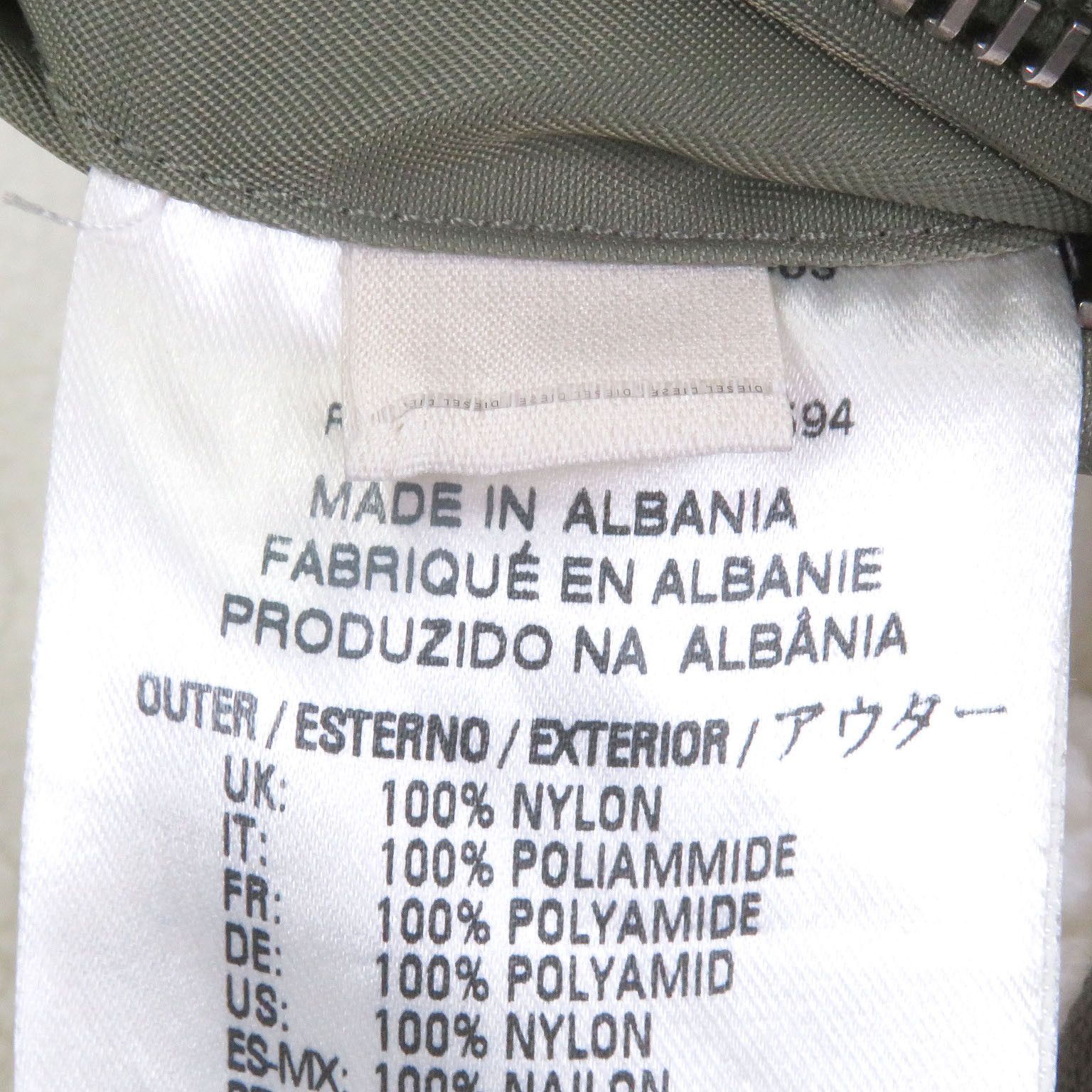 Other Other DIESEL BLACK GOLD JULYT Nylon Coat Textile Outerwear DUTY FREE for USA Size ONE SIZE - 9 Thumbnail