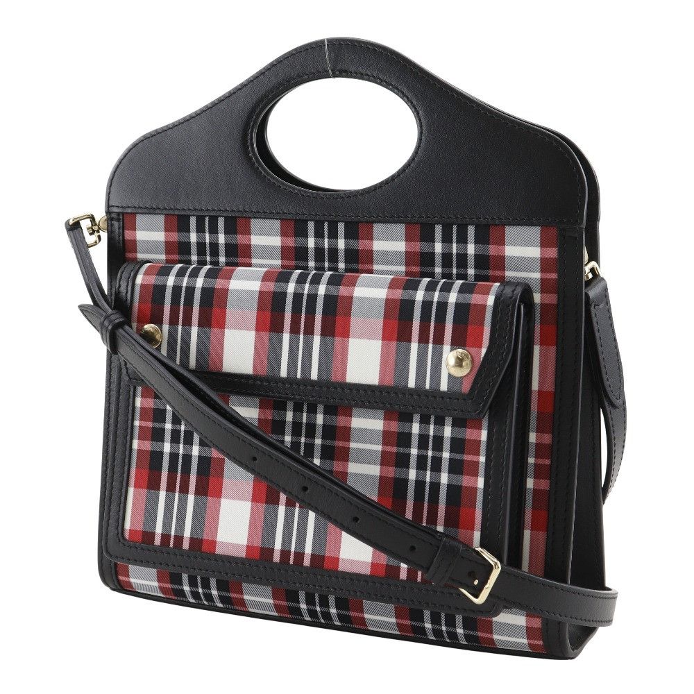 Burberry Burberry Burberry Mini Pocket Bag Calf Nylon 2way Bag Leather Handbag 8035841 DUTY FREE for USA Size ONE SIZE - 2 Thumbnail