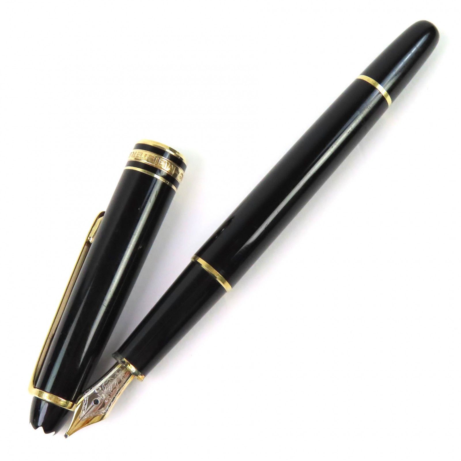 Montblanc Montblanc Montblanc Meisterstück 14K Fountain Pen Precious Metal Pen DUTY FREE for USA Size ONE SIZE - 2 Thumbnail