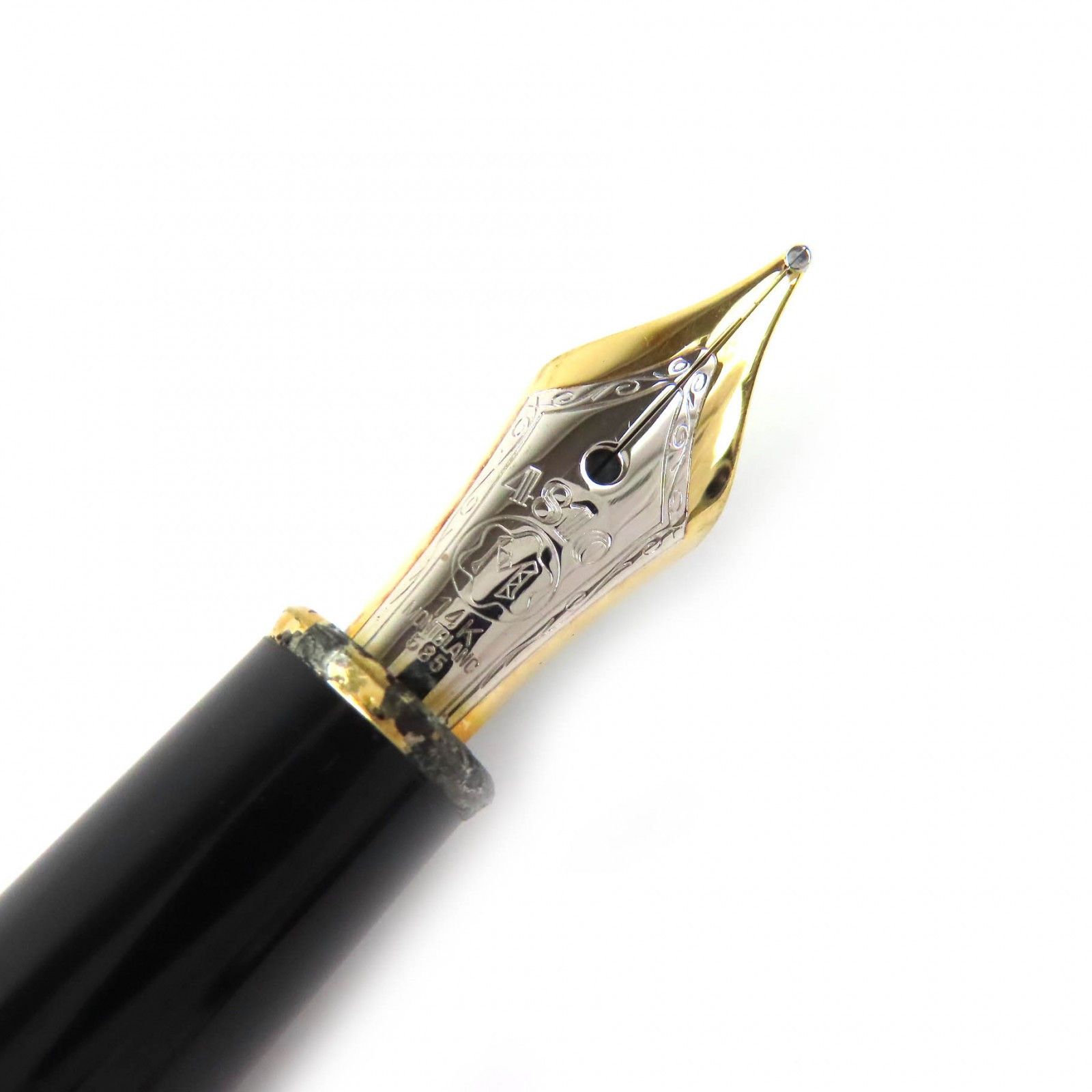 Montblanc Montblanc Montblanc Meisterstück 14K Fountain Pen Precious Metal Pen DUTY FREE for USA Size ONE SIZE - 4 Thumbnail