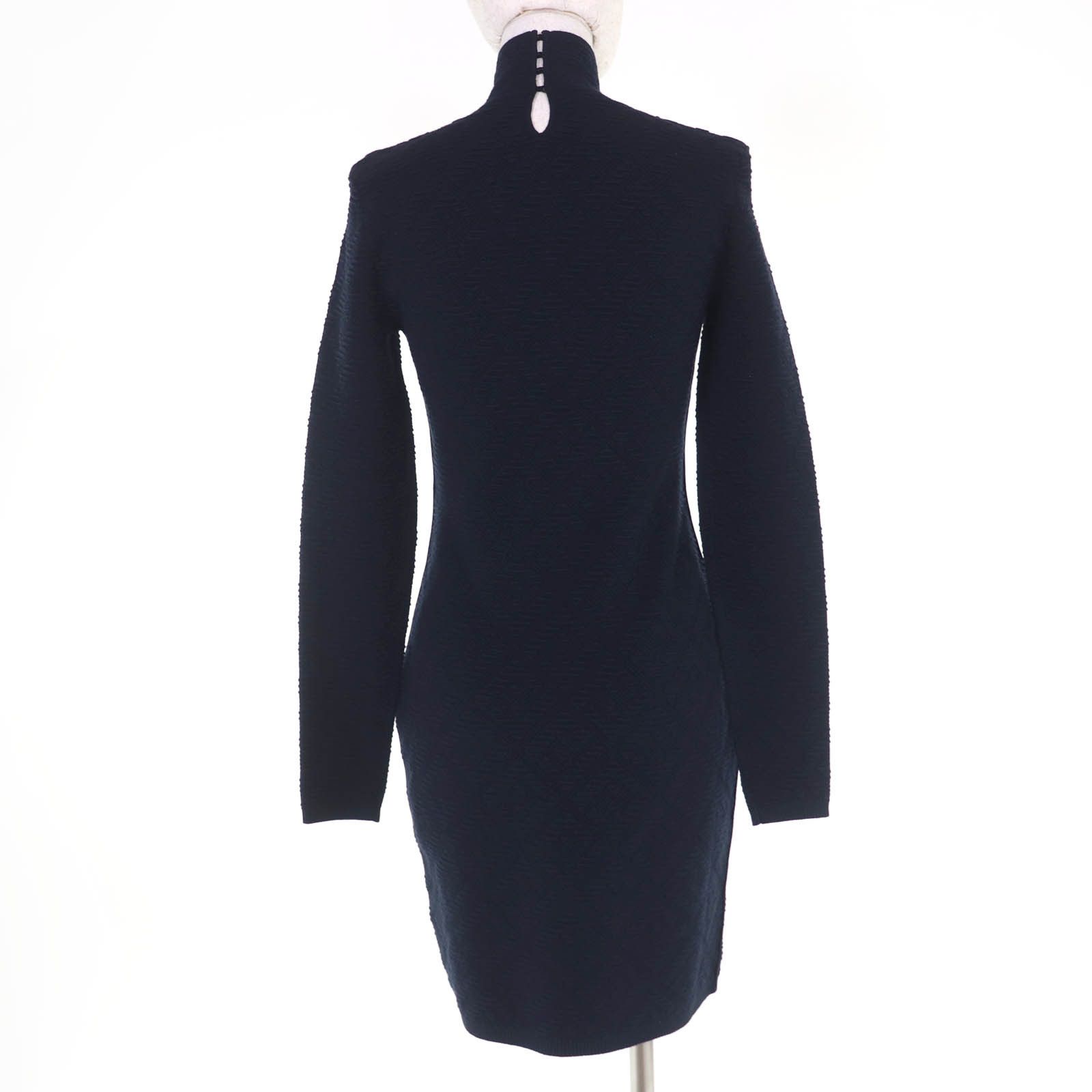 Fendi Fendi Fendi Diagonal jacquard Knit Dress Textile Dresses FZD926 DUTY FREE for USA Size ONE SIZE - 3 Thumbnail