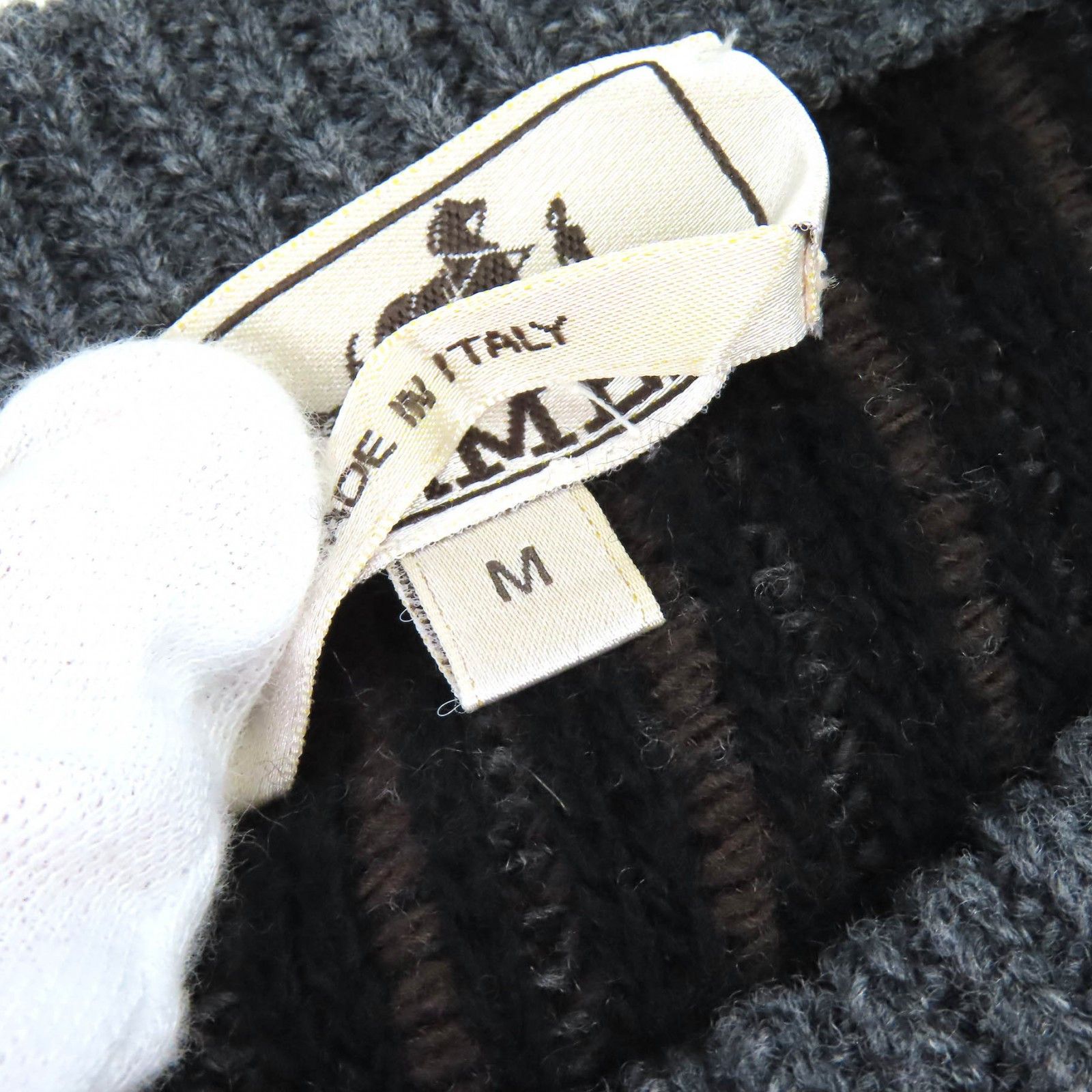 Hermes Hermes Hermès Wool Cashmere Knit Sweater M Textile Tops DUTY FREE for USA Size ONE SIZE - 5 Thumbnail