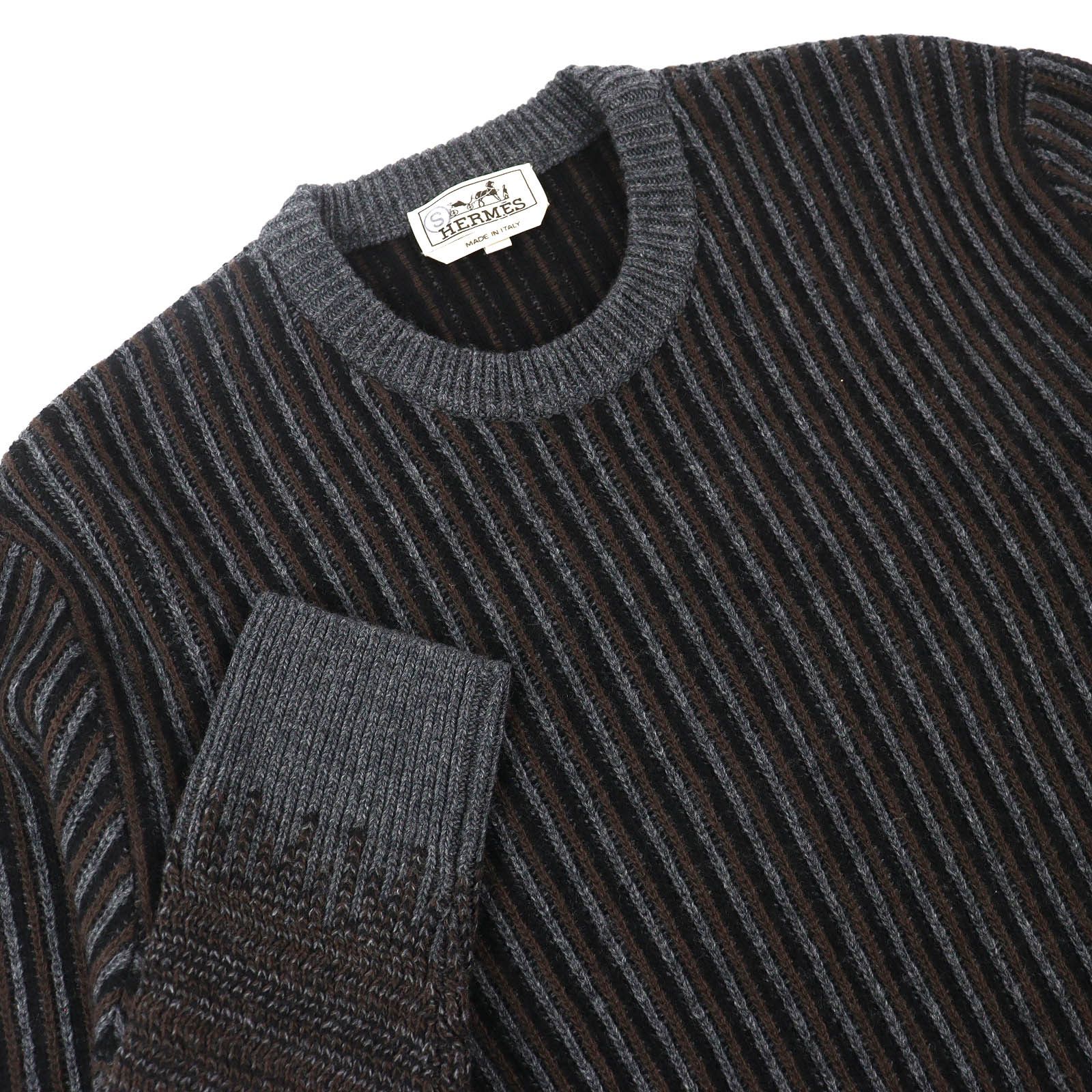 Hermes Hermes Hermès Wool Cashmere Knit Sweater M Textile Tops DUTY FREE for USA Size ONE SIZE - 3 Thumbnail