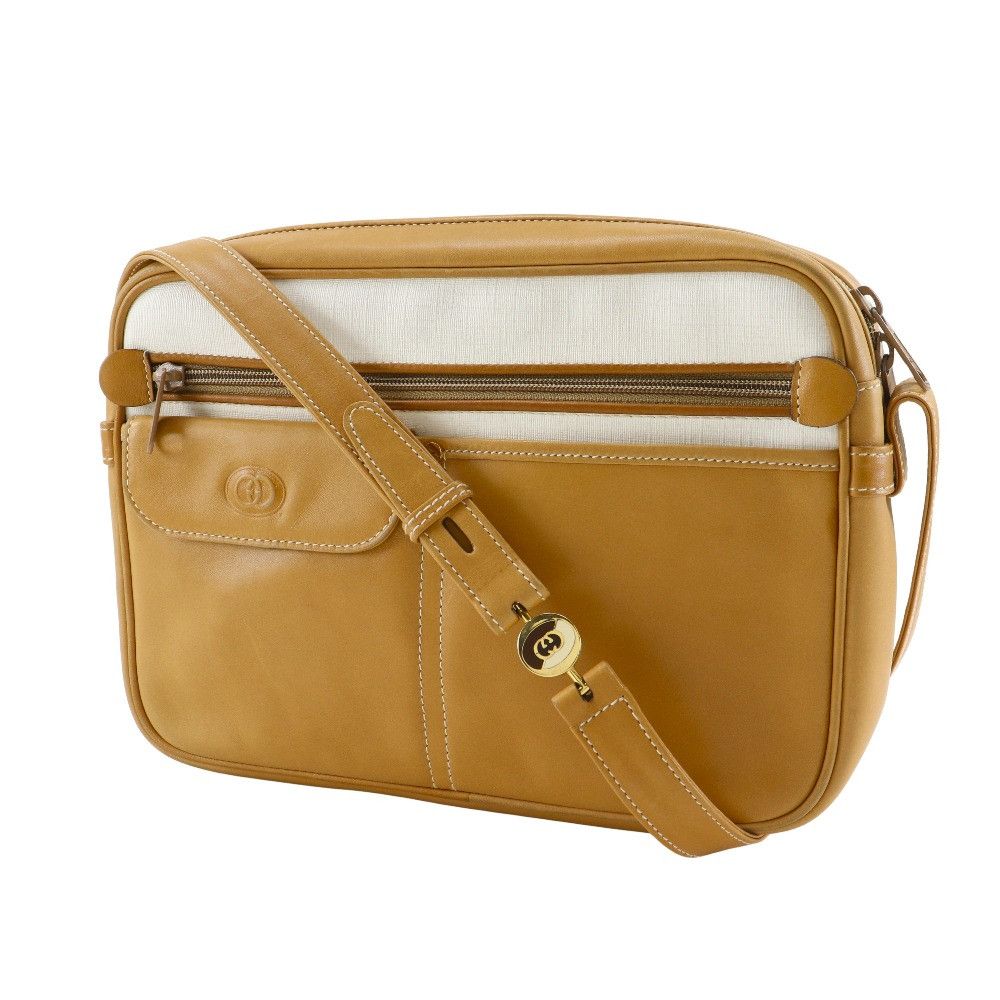 Gucci Gucci Gucci Old Gucci Calf Shoulder Bag Leather Crossbody Bag DUTY FREE for USA Size ONE SIZE - 2 Thumbnail