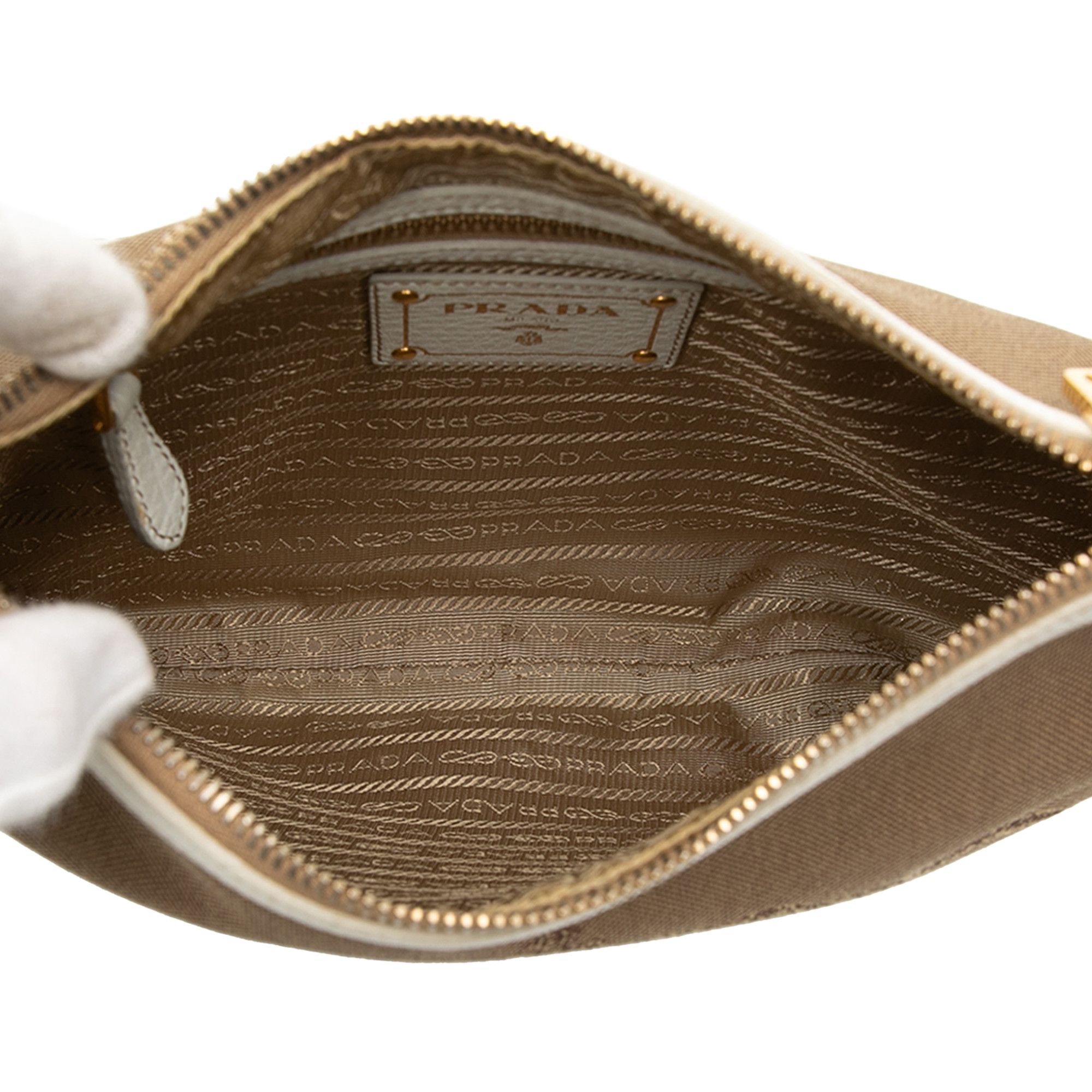 Prada Prada Canvas Canapa Logo Crossbody Size ONE SIZE - 4 Thumbnail