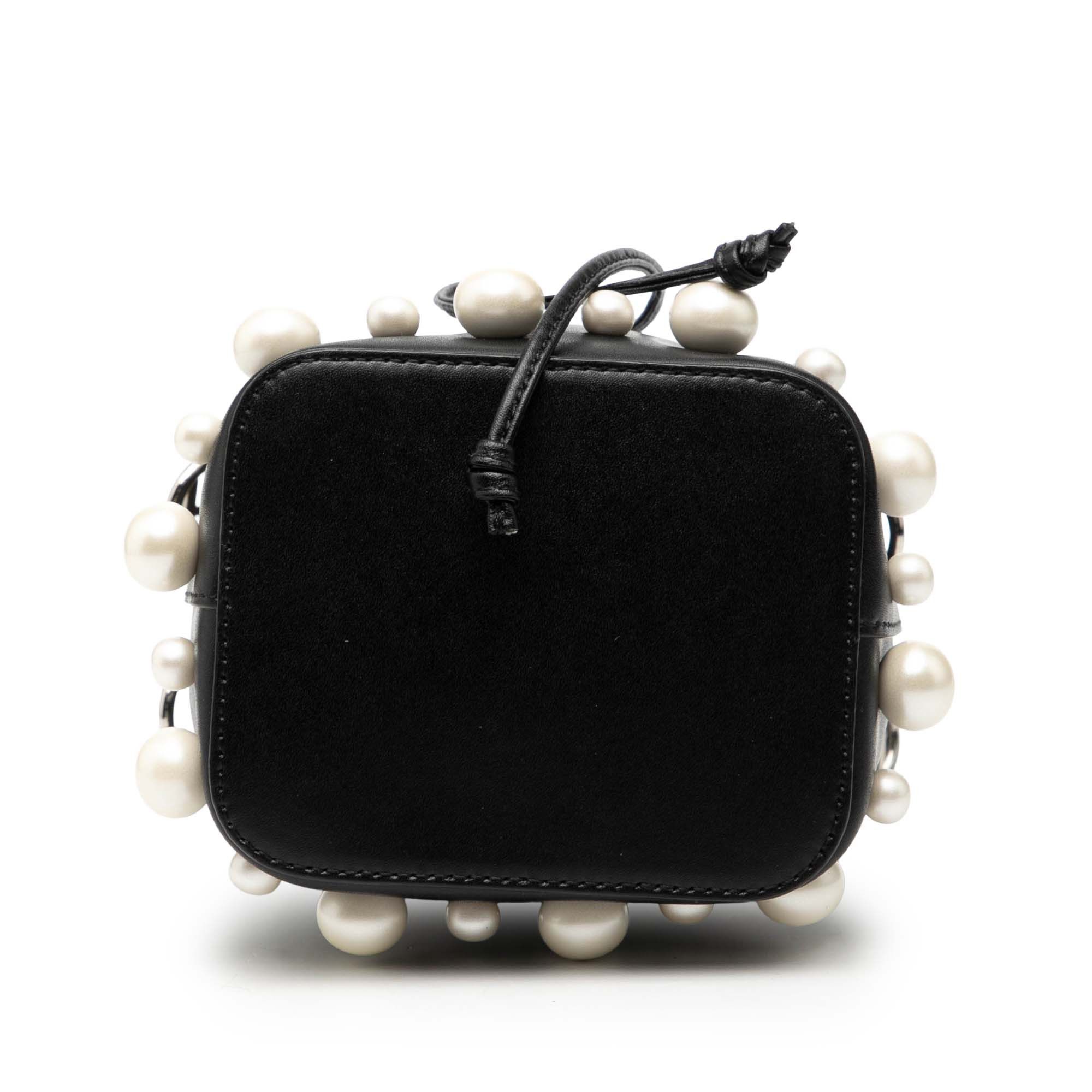 Fendi Fendi Mini Leather Pearl Mon Tresor Bucket Bag Size ONE SIZE - 3 Thumbnail