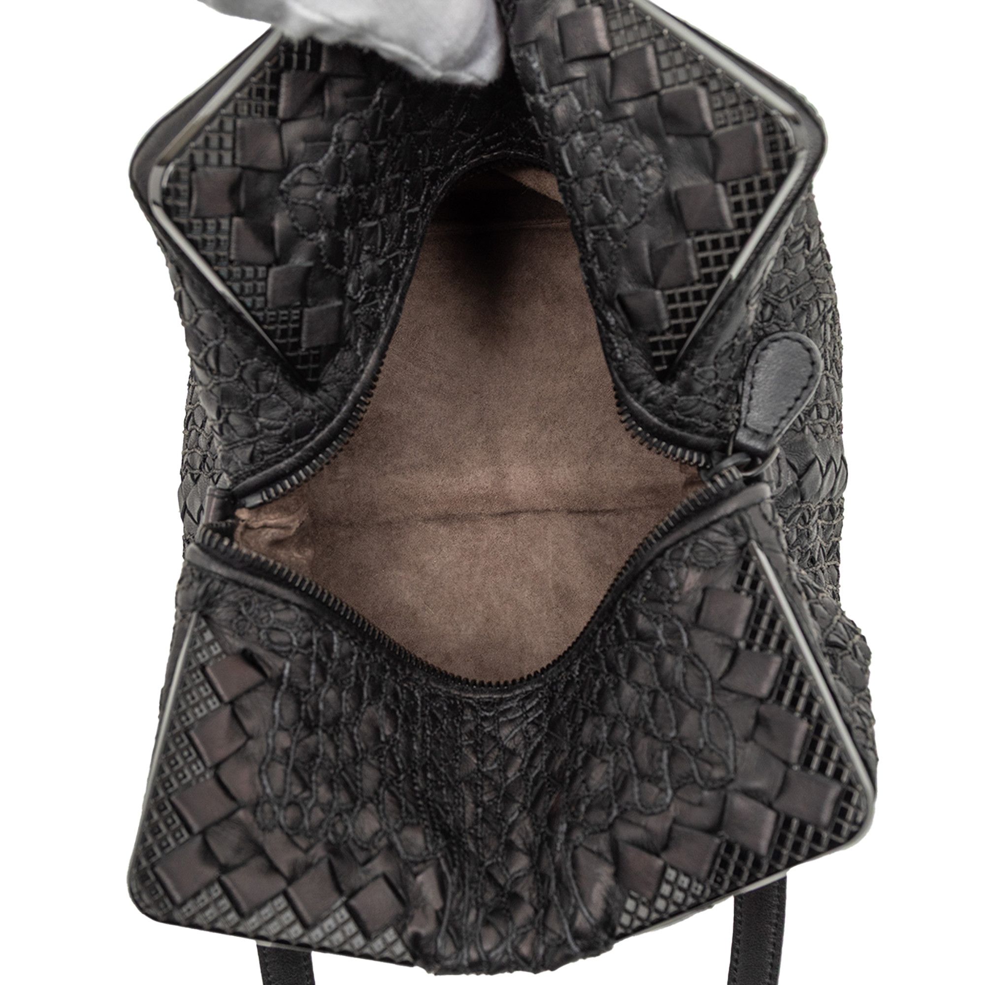 Bottega Veneta Bottega Veneta Nappa Intrecciato Square Handbag Size ONE SIZE - 4 Thumbnail
