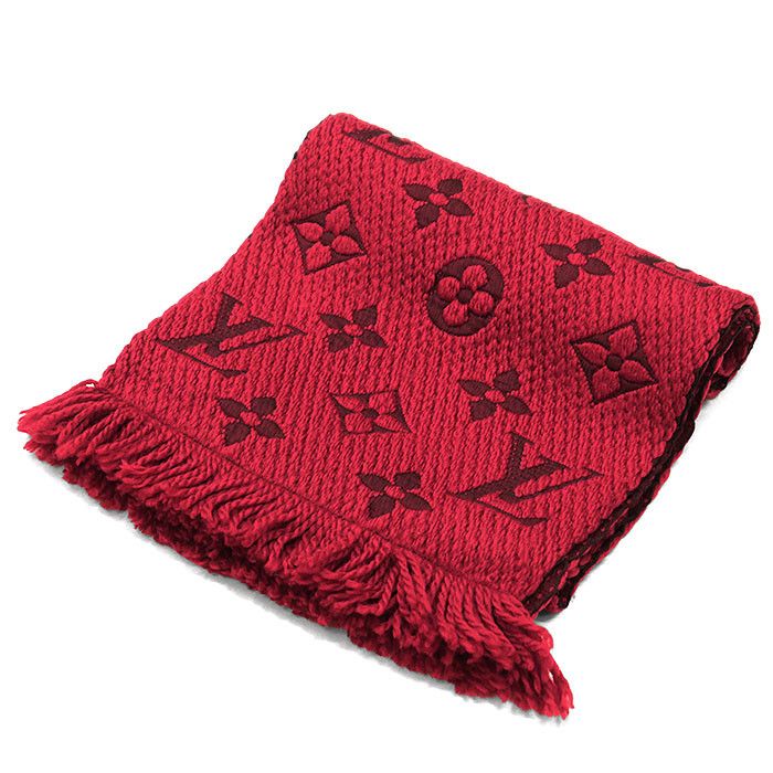 Louis Vuitton Louis Vuitton Louis Vuitton Echarpe Logomania Wool Silk Scarf Textile Scarf M72432 DUTY FREE for USA Size ONE SIZE - 4 Thumbnail