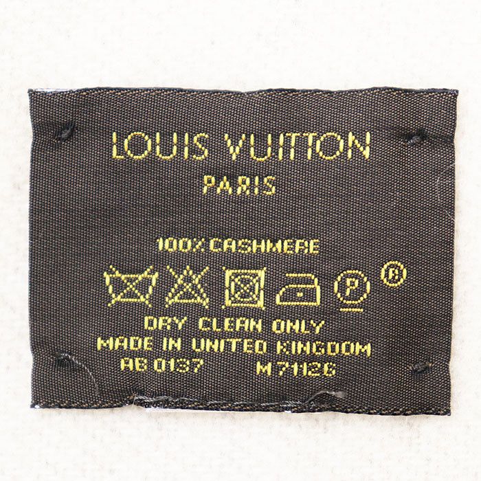 Louis Vuitton Louis Vuitton Louis Vuitton Echarpe Monogram Cashmere Scarf Textile Scarf M71126 DUTY FREE for USA Size ONE SIZE - 6 Thumbnail