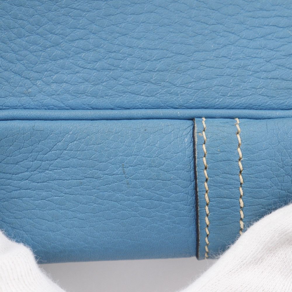 Hermes Hermes Hermès Trim31 Toile H Triomphe Clemence Shoulder Bag Textile Shoulder Bag Stamp C (1999) DUTY FREE for USA Size ONE SIZE - 11 Thumbnail