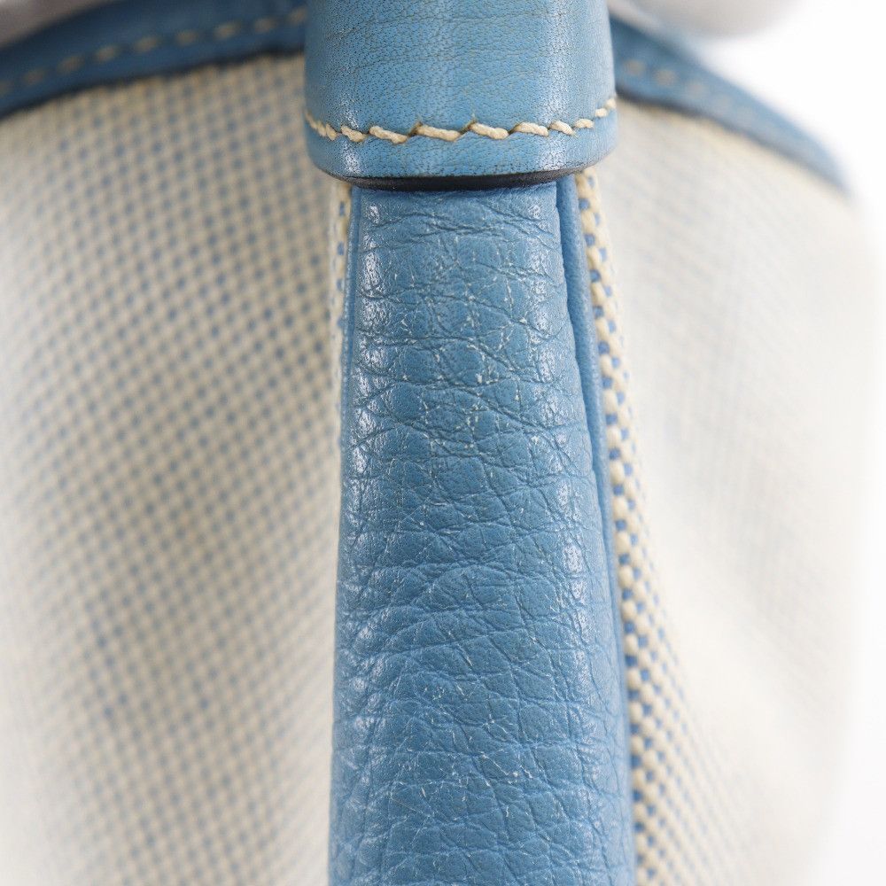 Hermes Hermes Hermès Trim31 Toile H Triomphe Clemence Shoulder Bag Textile Shoulder Bag Stamp C (1999) DUTY FREE for USA Size ONE SIZE - 14 Thumbnail