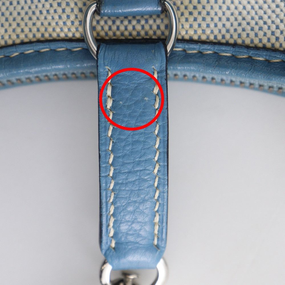 Hermes Hermes Hermès Trim31 Toile H Triomphe Clemence Shoulder Bag Textile Shoulder Bag Stamp C (1999) DUTY FREE for USA Size ONE SIZE - 9 Thumbnail