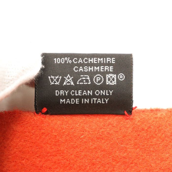 Hermes Hermes Hermès H Logo Cashmere Double Face Scarf Textile Scarf DUTY FREE for USA Size ONE SIZE - 8 Thumbnail