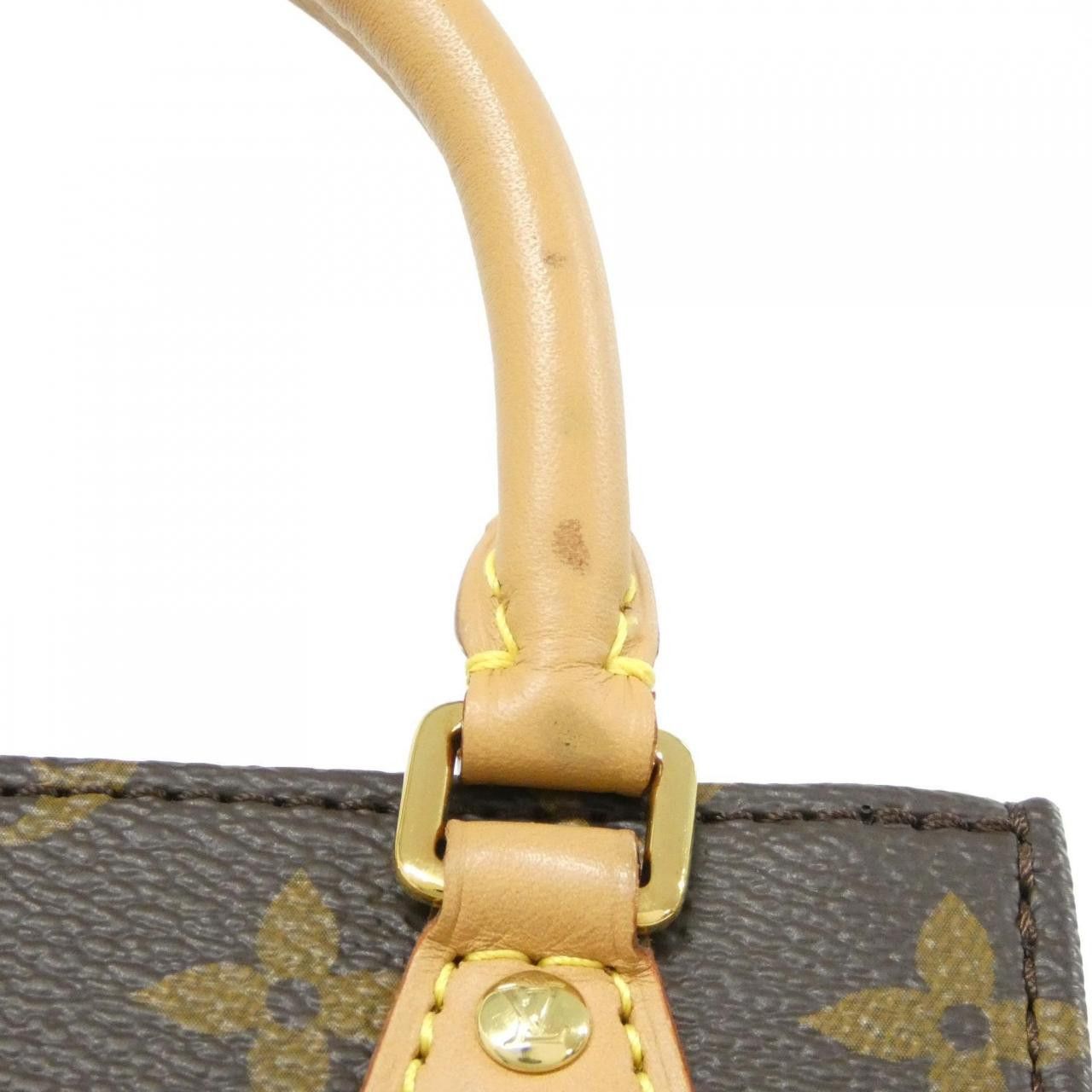 Louis Vuitton Louis Vuitton Louis Vuitton Petit Sac Plat Monogram Coated Canvas Bag Textile Crossbody Bag M81295 DUTY FREE for USA Size ONE SIZE - 4 Thumbnail