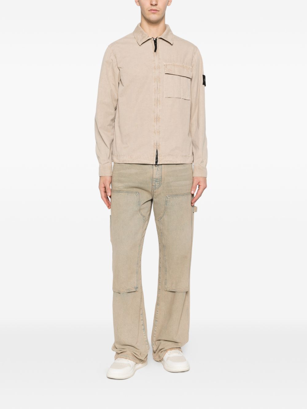 Stone Island COTTON SHIRT Size US L / EU 52-54 / 3 - 3 Thumbnail