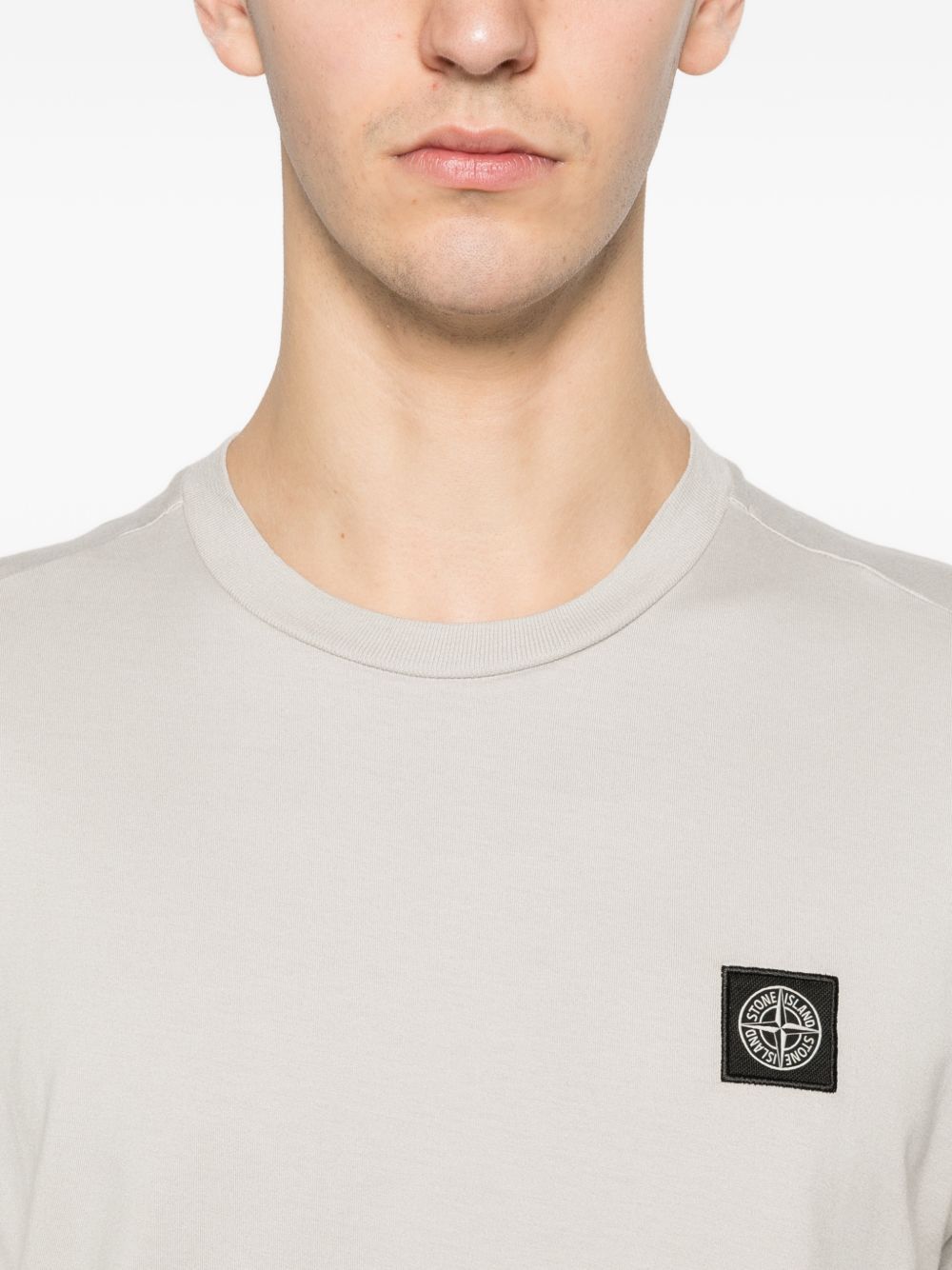 Stone Island LOGO COTTON T-SHIRT Size US L / EU 52-54 / 3 - 4 Thumbnail