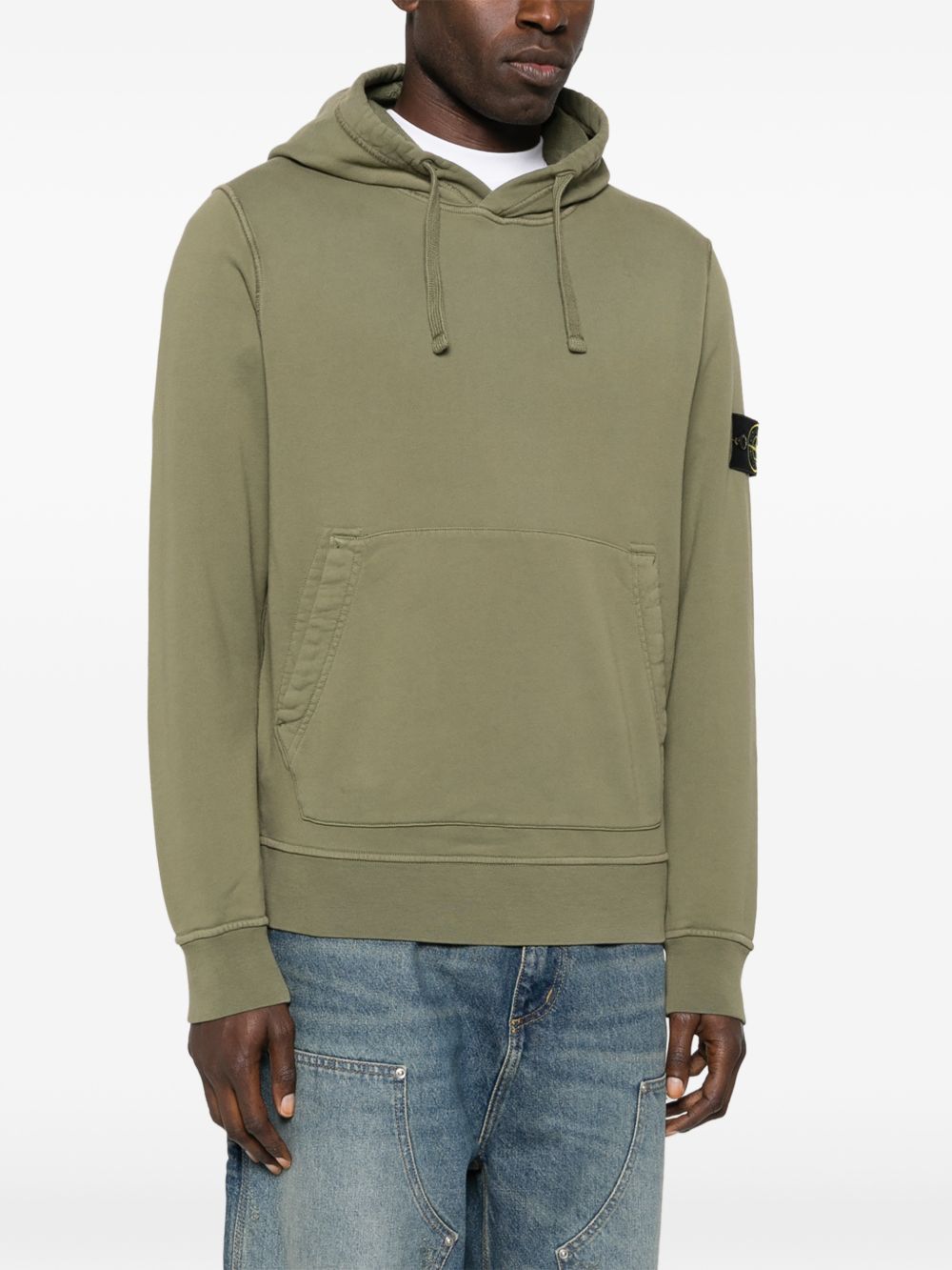 Stone Island LOGO COTTON HOODIE Size US XL / EU 56 / 4 - 5 Thumbnail
